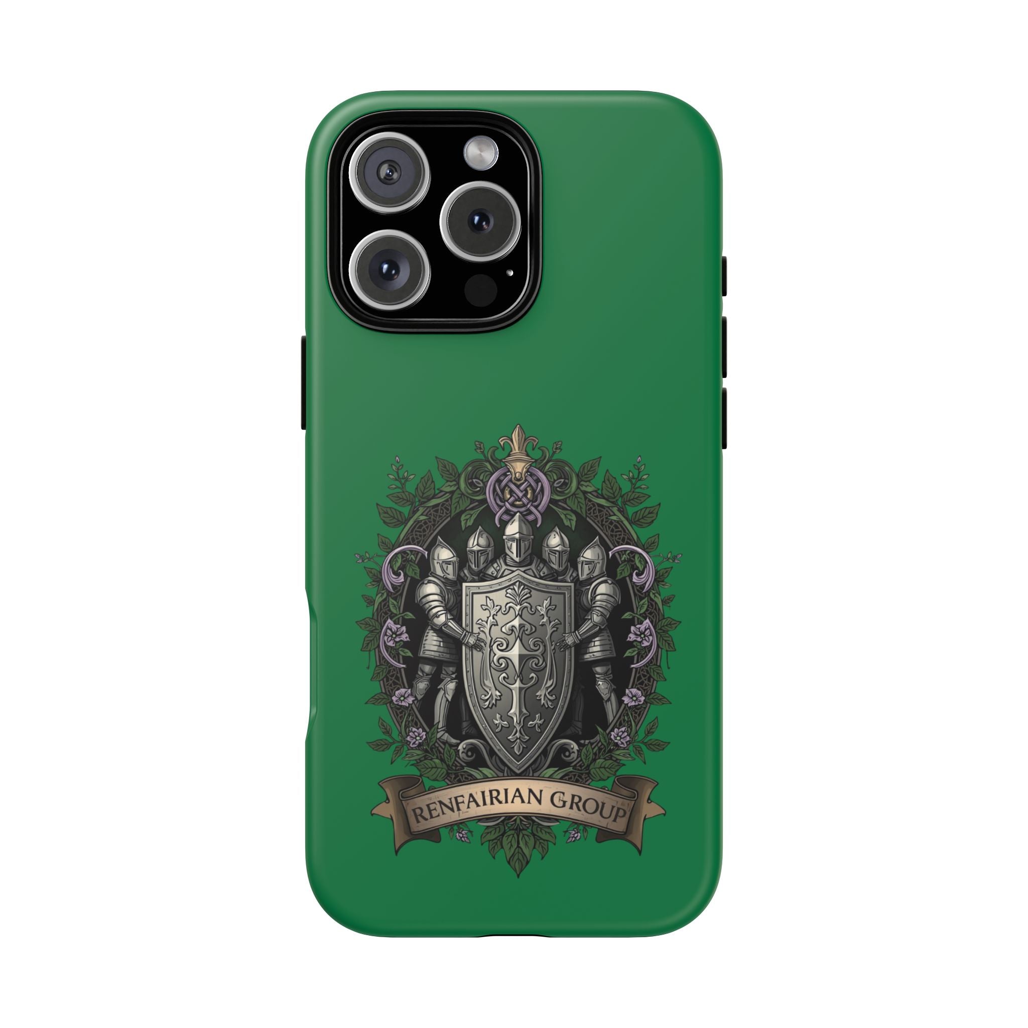 Knight’s Crest Armor Phone Case – Medieval Heraldry Protective Cover
