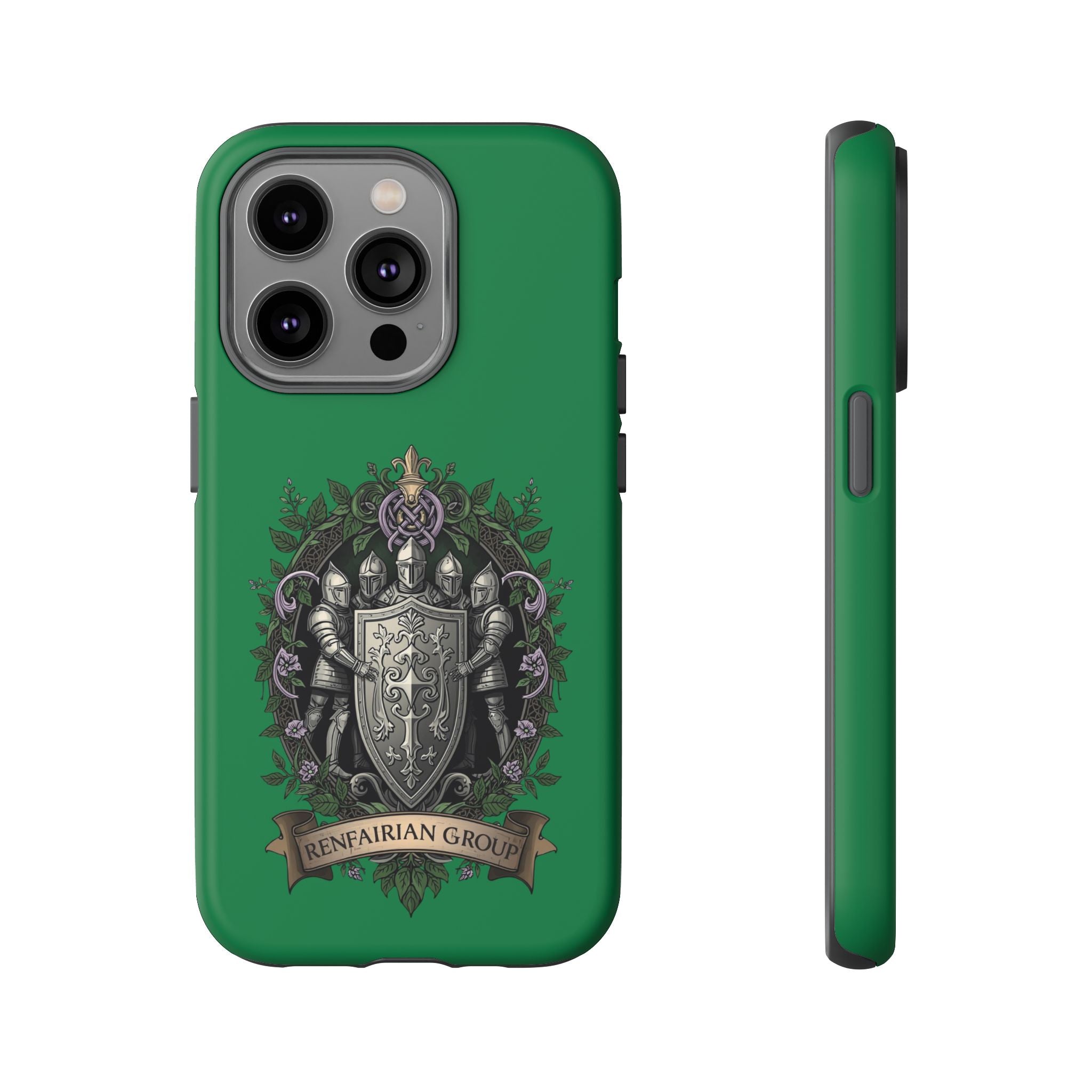 Knight’s Crest Armor Phone Case – Medieval Heraldry Protective Cover