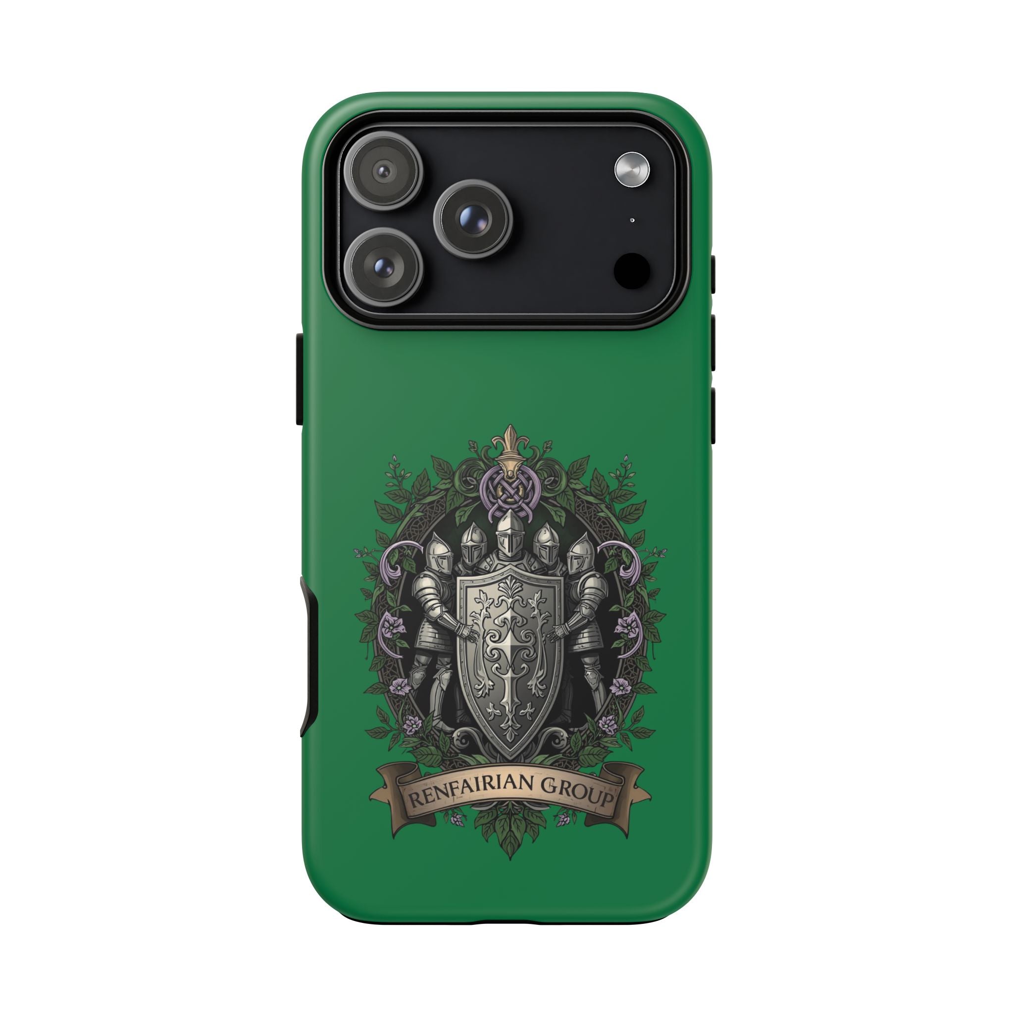 Knight’s Crest Armor Phone Case – Medieval Heraldry Protective Cover