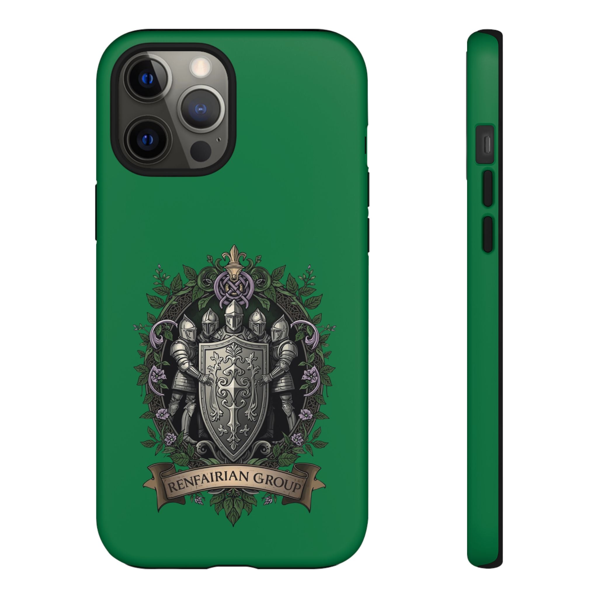 Knight’s Crest Armor Phone Case – Medieval Heraldry Protective Cover