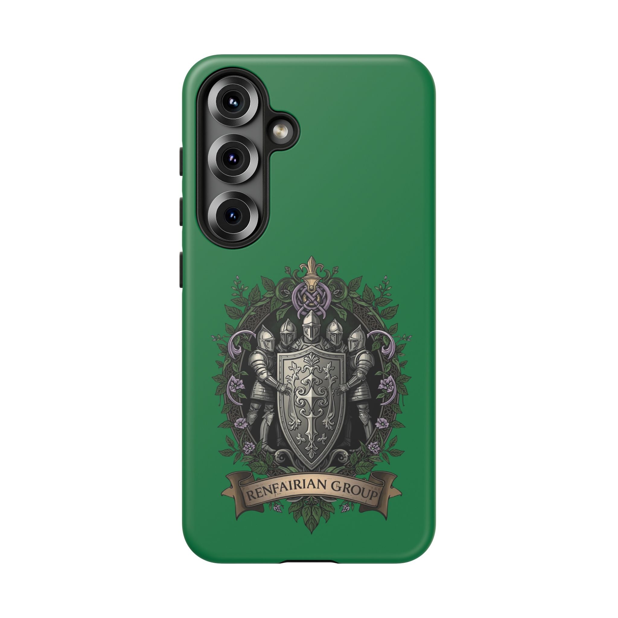 Knight’s Crest Armor Phone Case – Medieval Heraldry Protective Cover