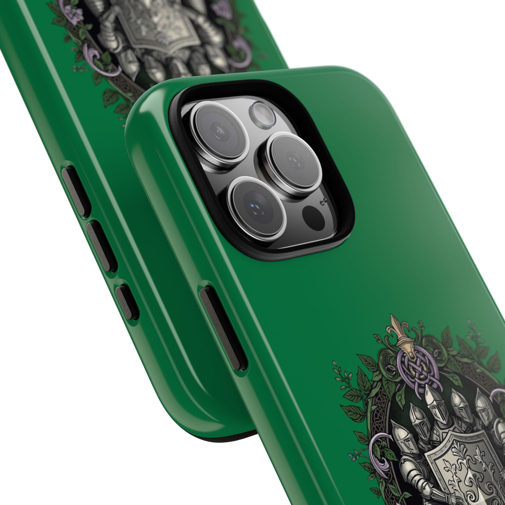 Knight’s Crest Armor Phone Case – Medieval Heraldry Protective Cover