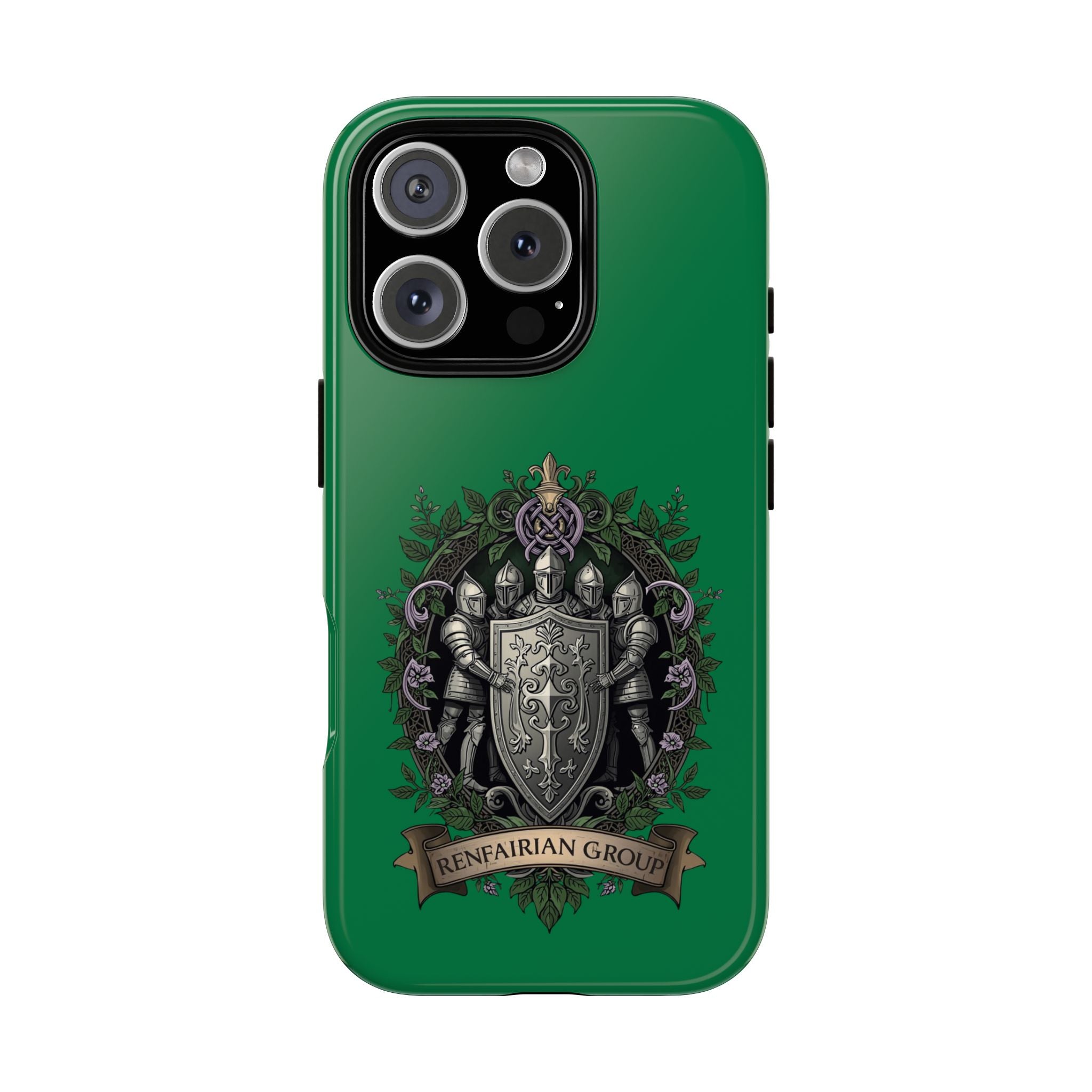 Knight’s Crest Armor Phone Case – Medieval Heraldry Protective Cover