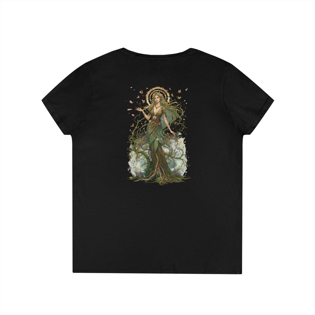 Renfairian From the Roots V-Neck – Woodland Herbal Renaissance Shirt