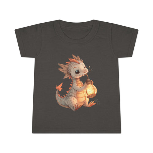 Baby Dragon Lantern Toddler Tee – Cute Fantasy Kids Shirt