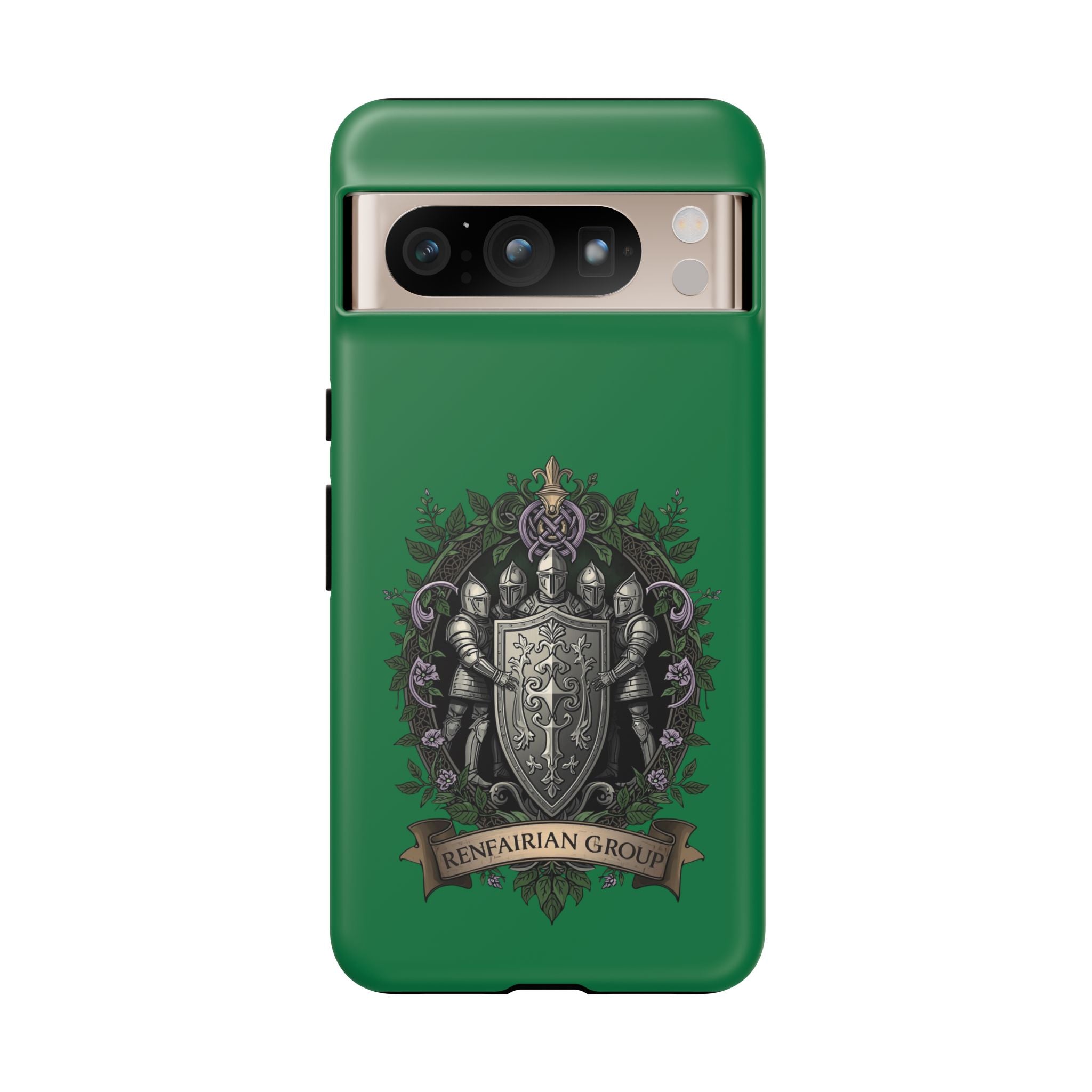 Knight’s Crest Armor Phone Case – Medieval Heraldry Protective Cover