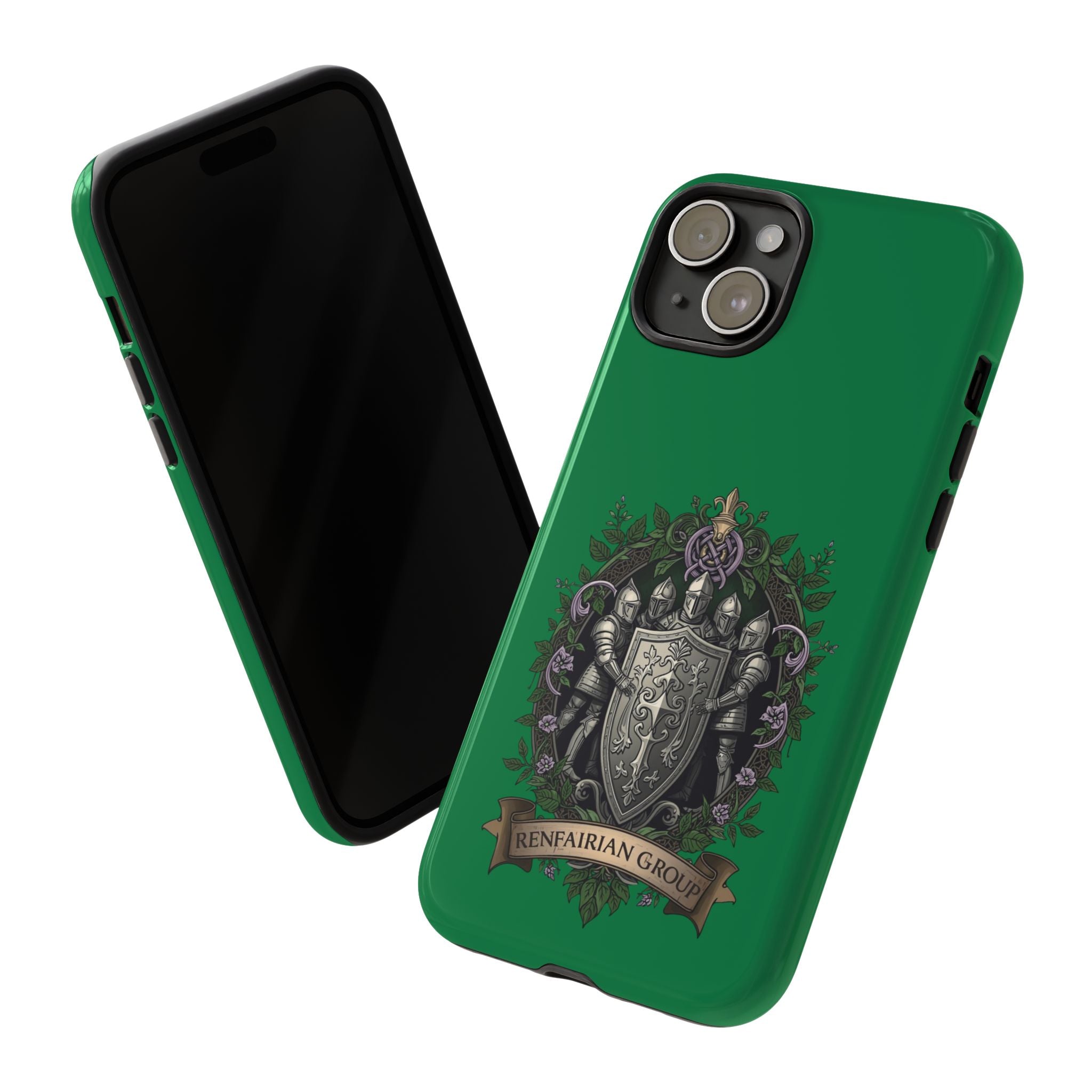 Knight’s Crest Armor Phone Case – Medieval Heraldry Protective Cover
