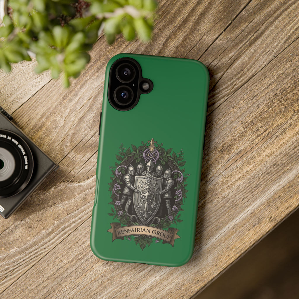 Knight’s Crest Armor Phone Case – Medieval Heraldry Protective Cover