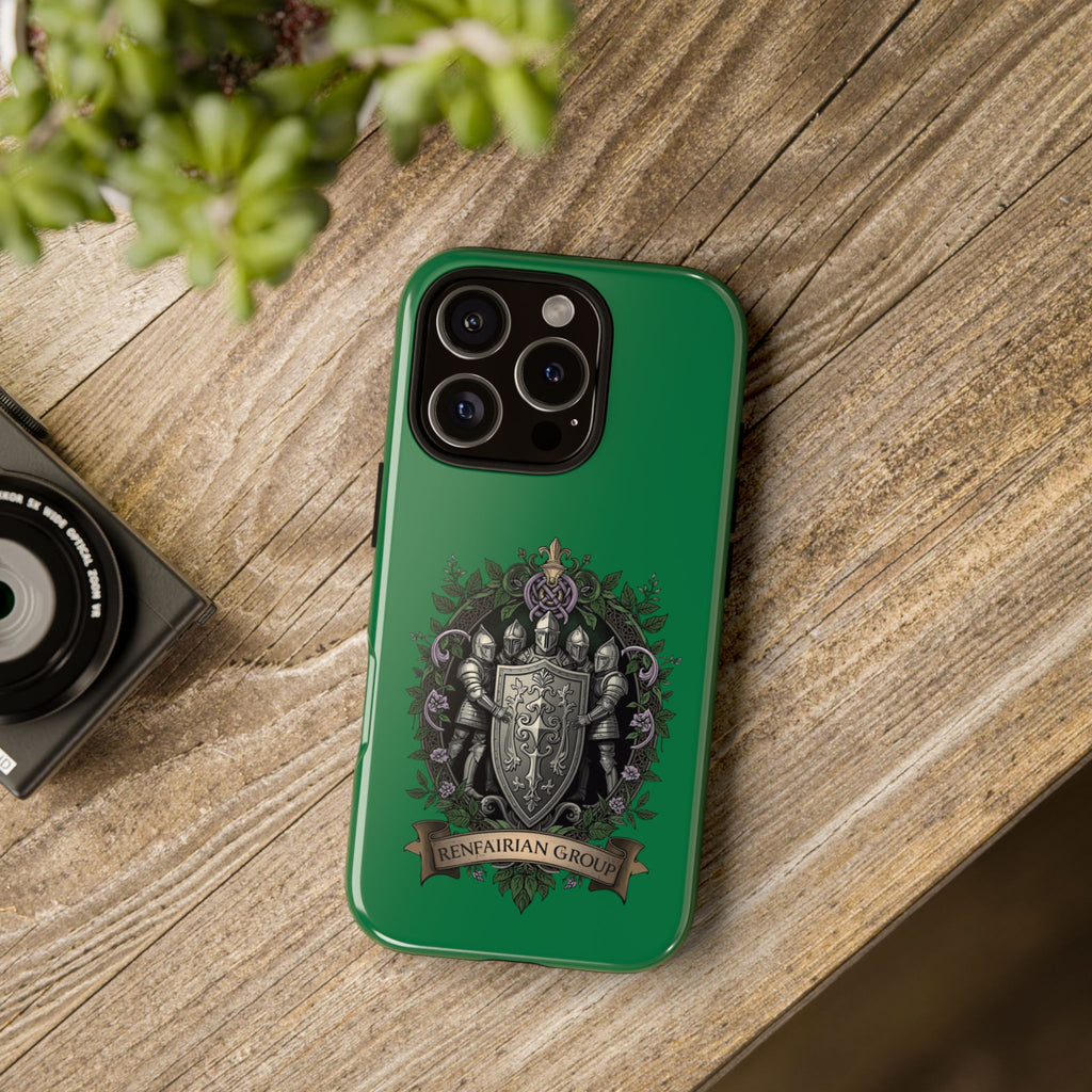 Knight’s Crest Armor Phone Case – Medieval Heraldry Protective Cover