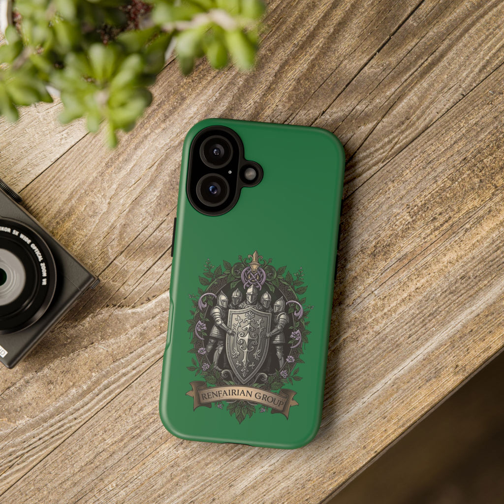 Knight’s Crest Armor Phone Case – Medieval Heraldry Protective Cover