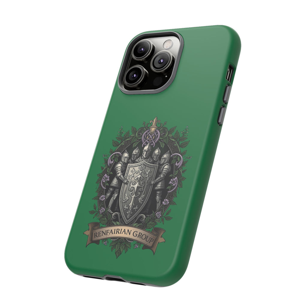Knight’s Crest Armor Phone Case – Medieval Heraldry Protective Cover