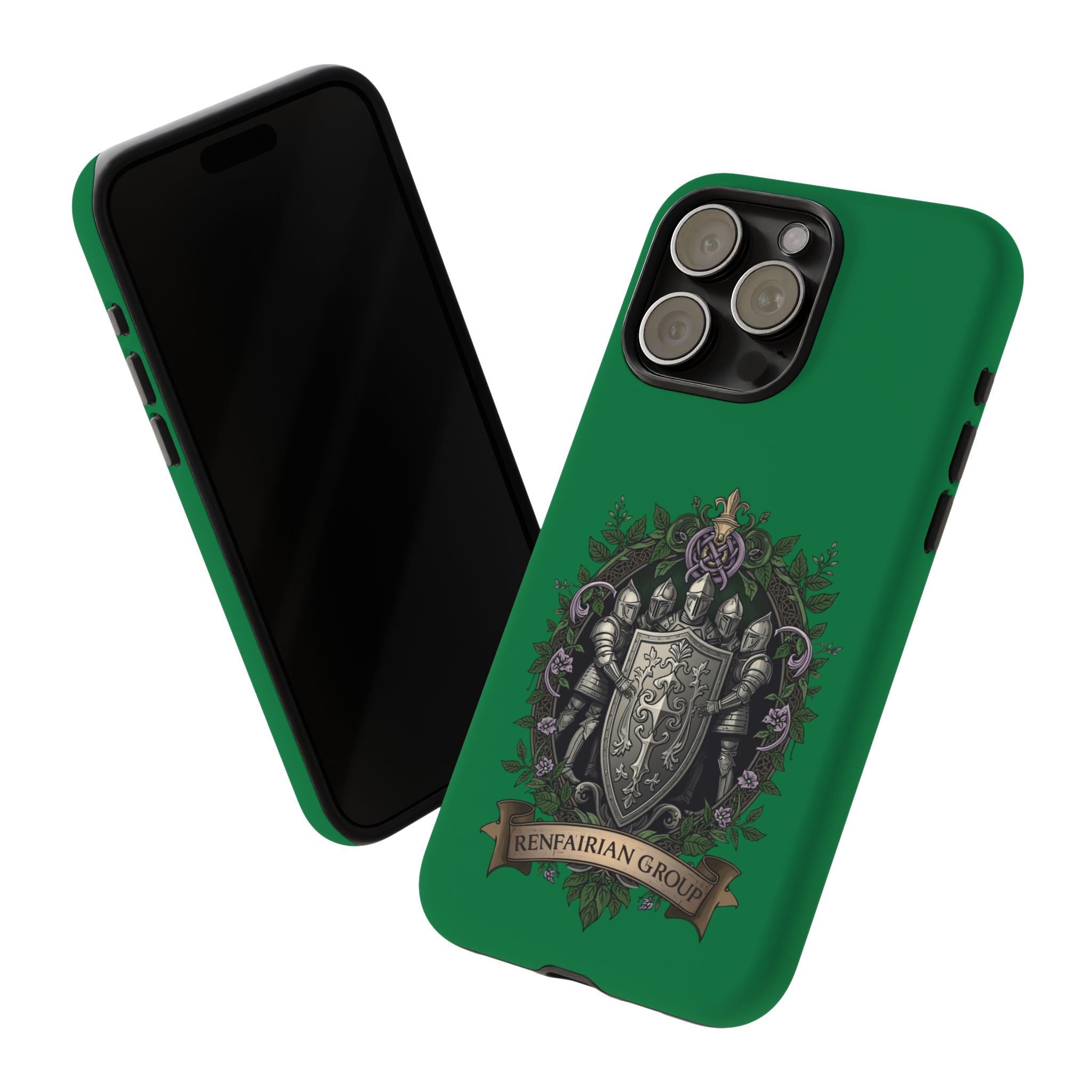 Knight’s Crest Armor Phone Case – Medieval Heraldry Protective Cover
