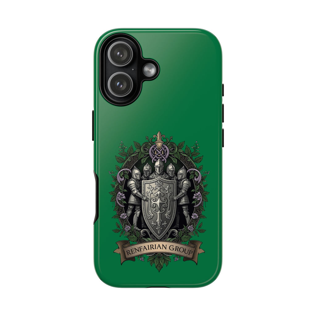 Knight’s Crest Armor Phone Case – Medieval Heraldry Protective Cover