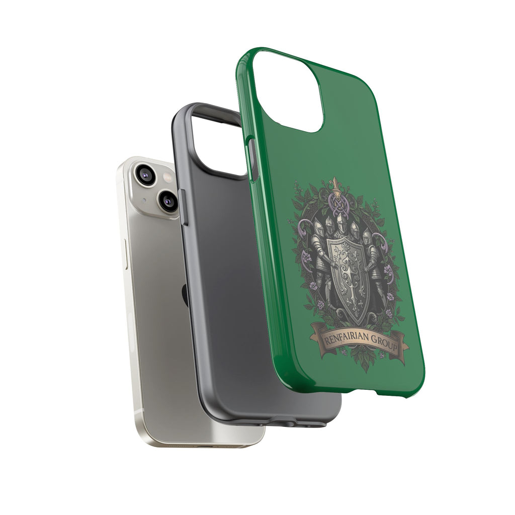 Knight’s Crest Armor Phone Case – Medieval Heraldry Protective Cover