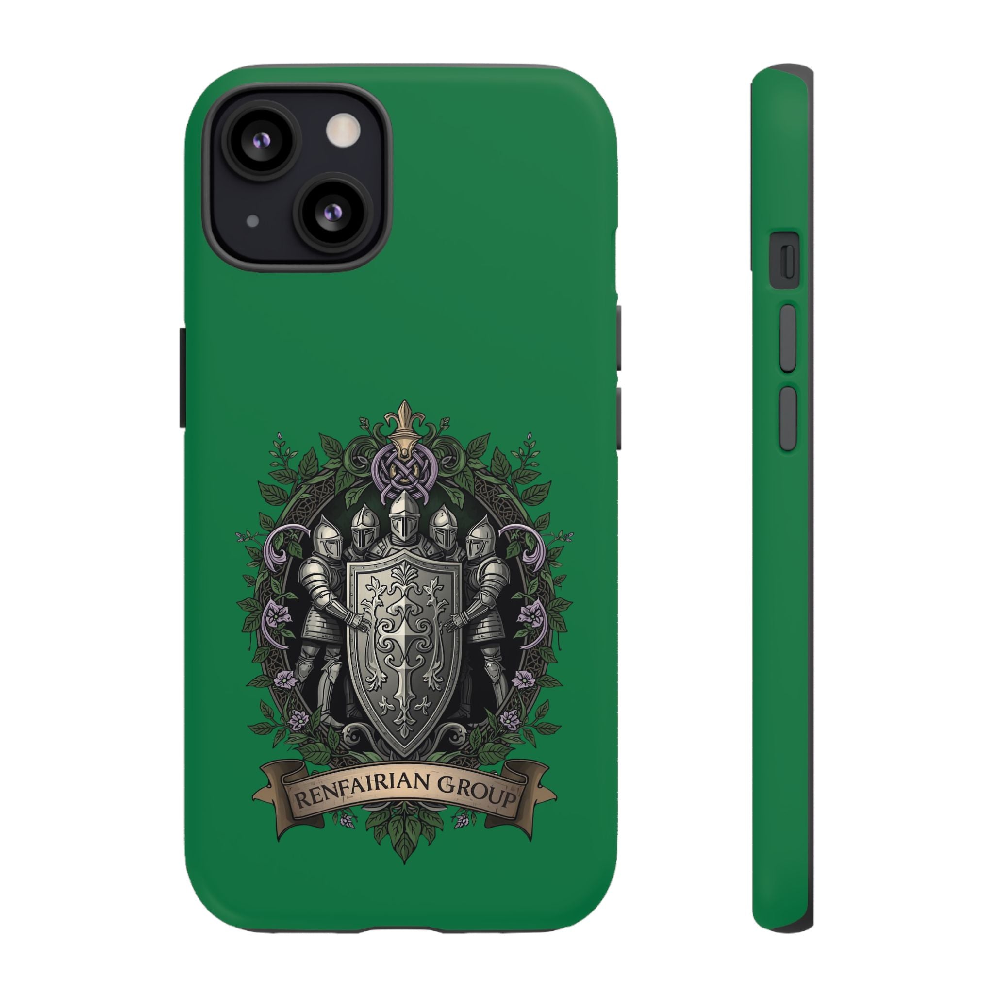 Knight’s Crest Armor Phone Case – Medieval Heraldry Protective Cover
