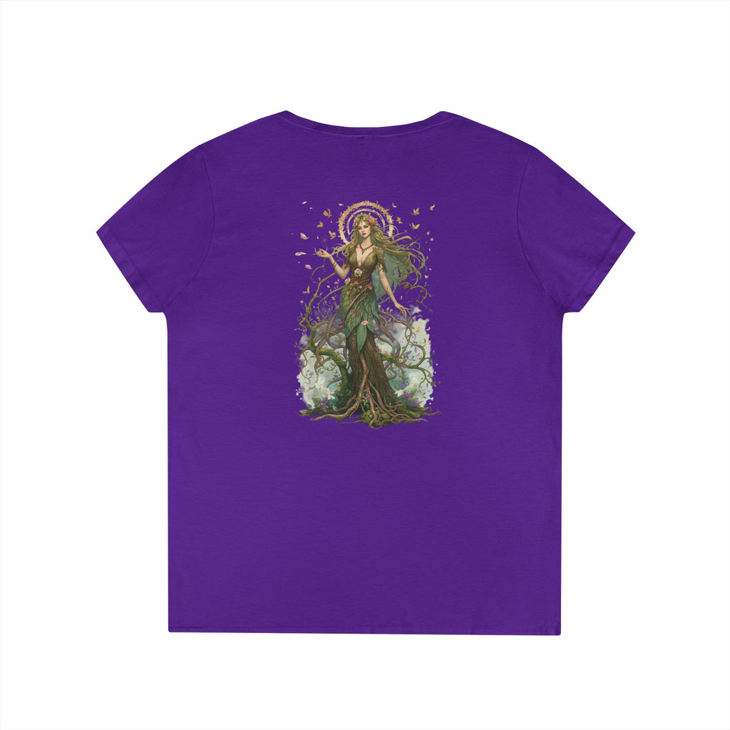 Renfairian From the Roots V-Neck – Woodland Herbal Renaissance Shirt
