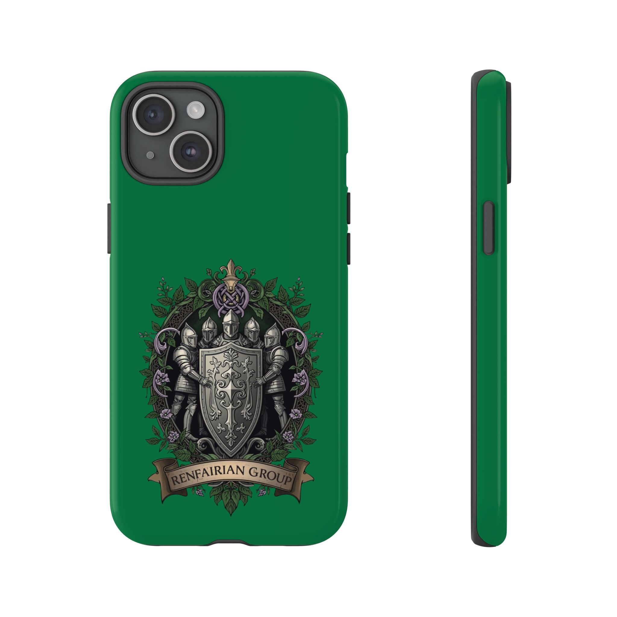 Knight’s Crest Armor Phone Case – Medieval Heraldry Protective Cover