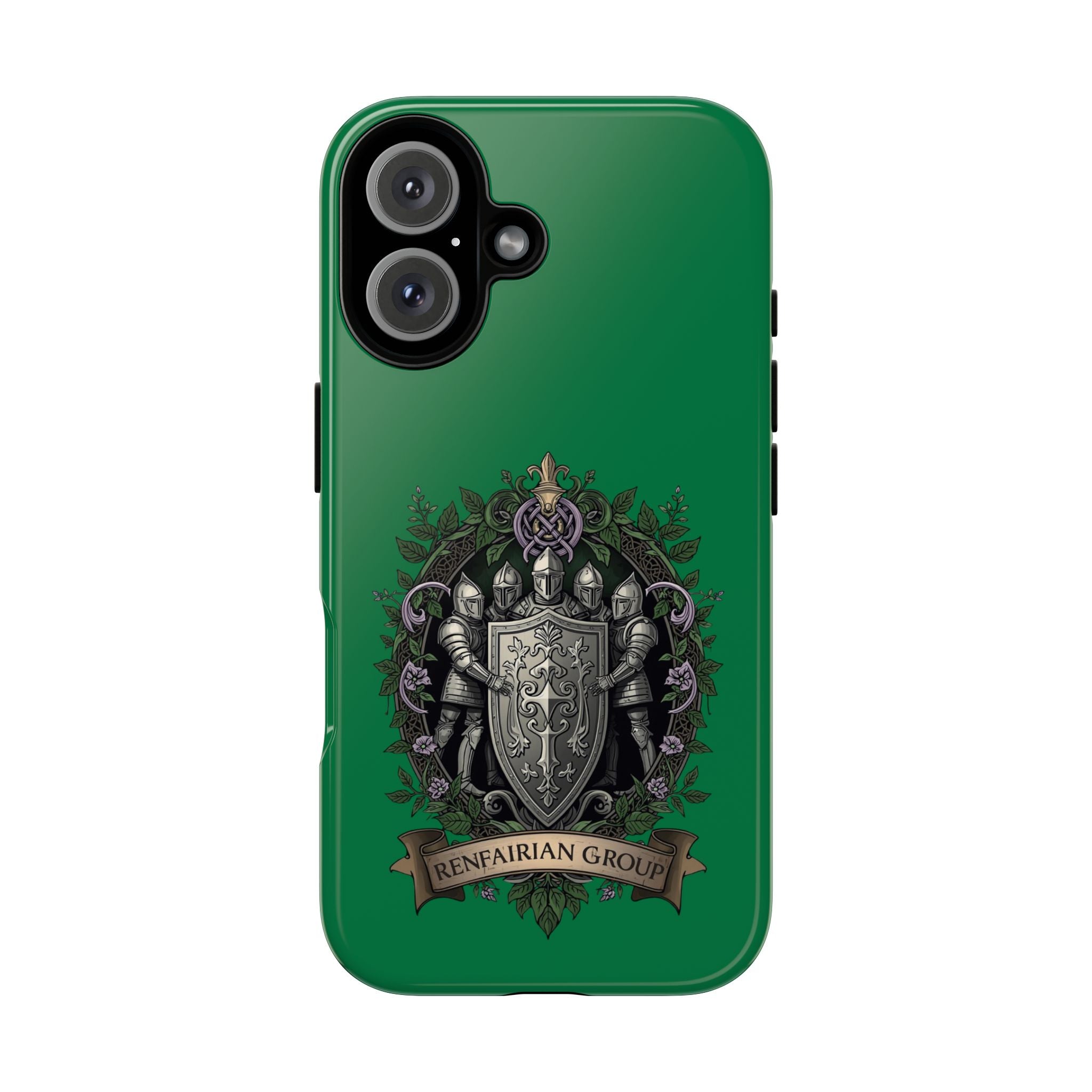 Knight’s Crest Armor Phone Case – Medieval Heraldry Protective Cover