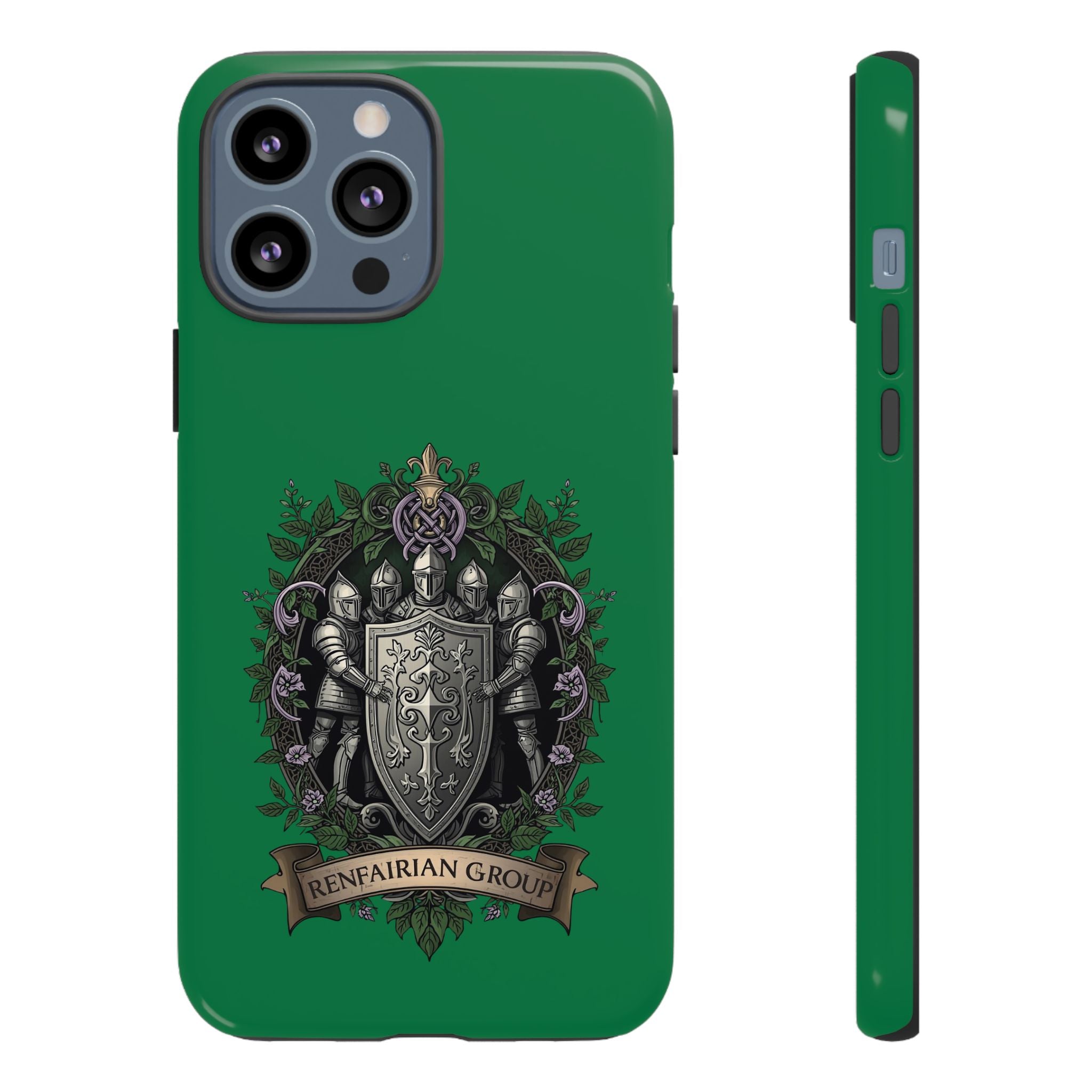 Knight’s Crest Armor Phone Case – Medieval Heraldry Protective Cover