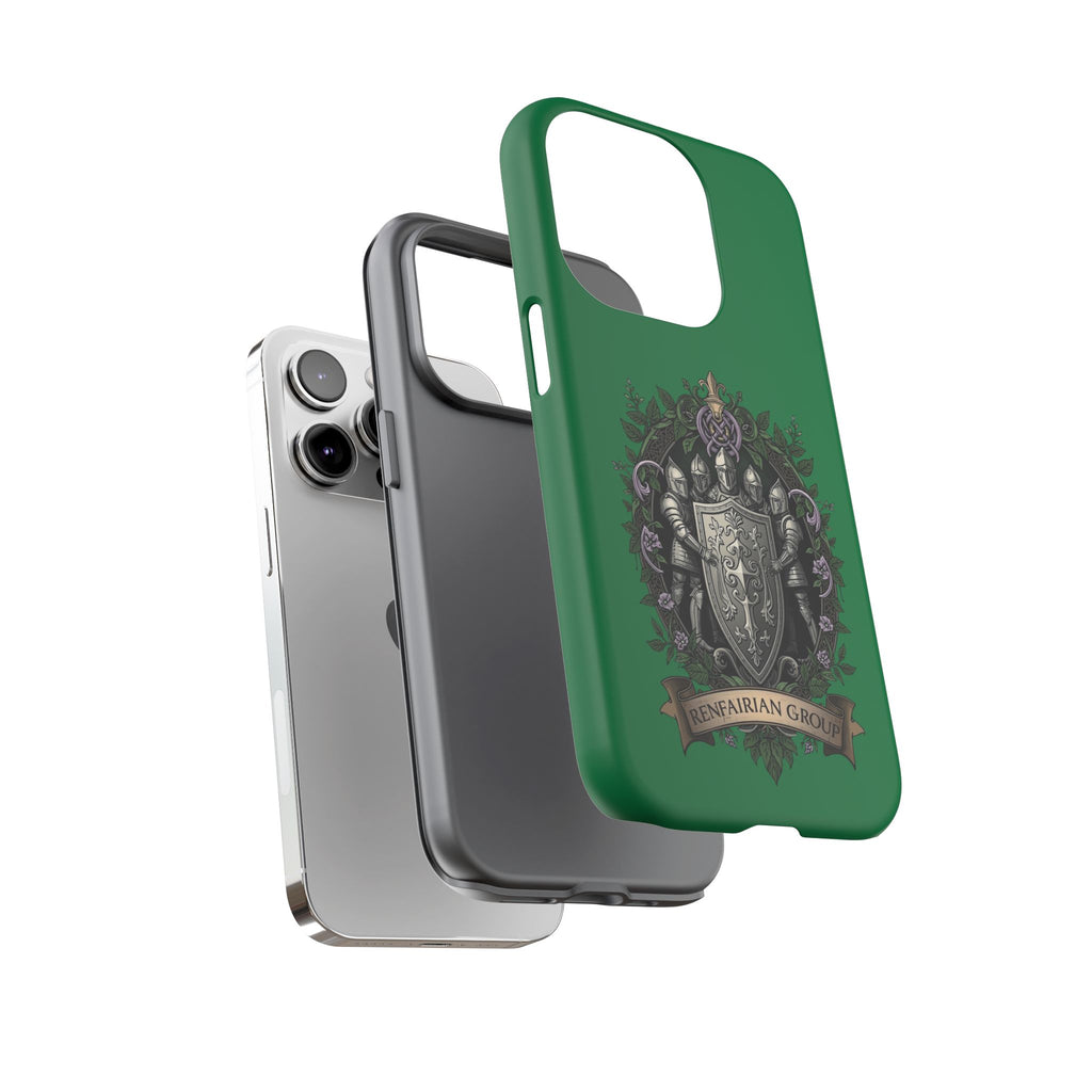 Knight’s Crest Armor Phone Case – Medieval Heraldry Protective Cover