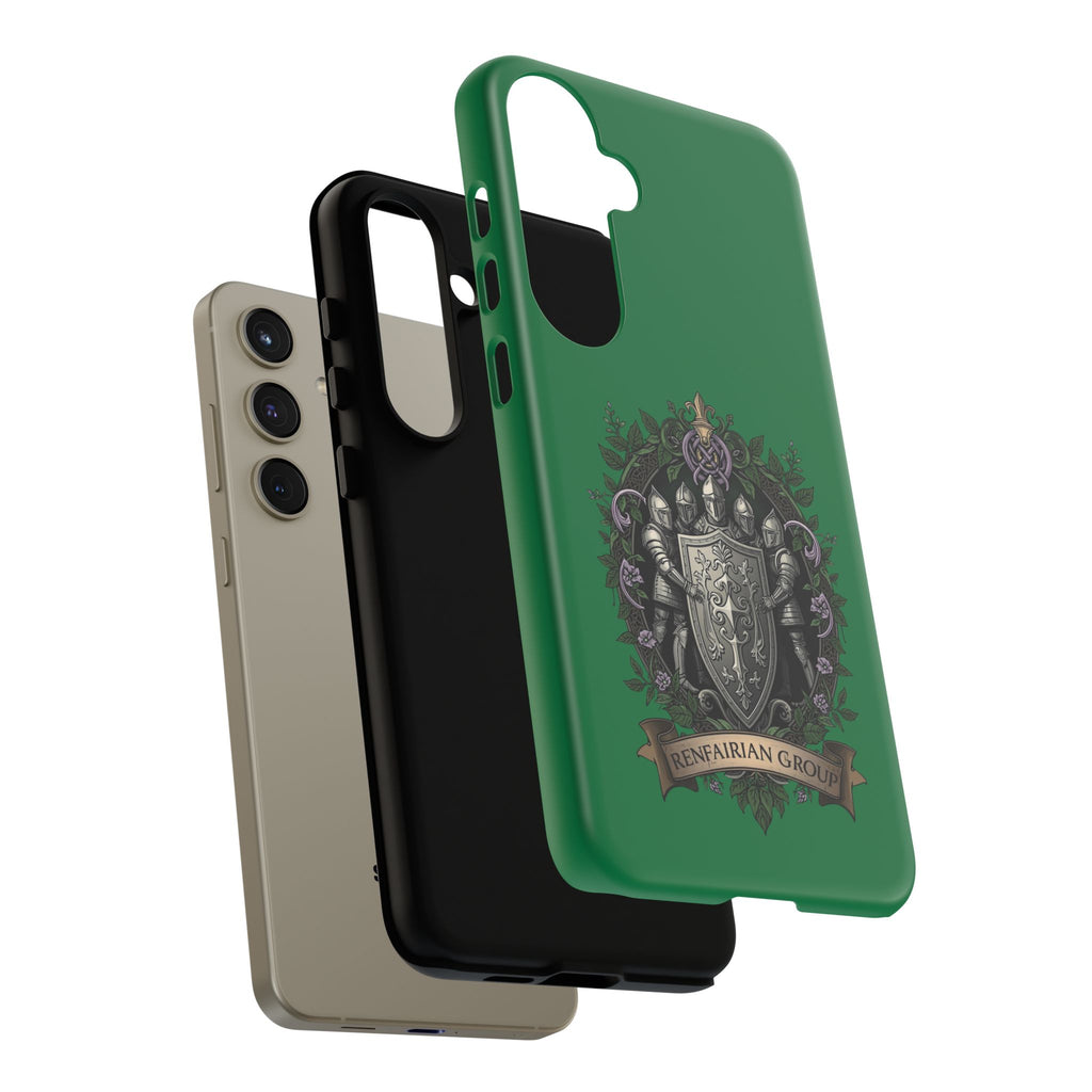 Knight’s Crest Armor Phone Case – Medieval Heraldry Protective Cover