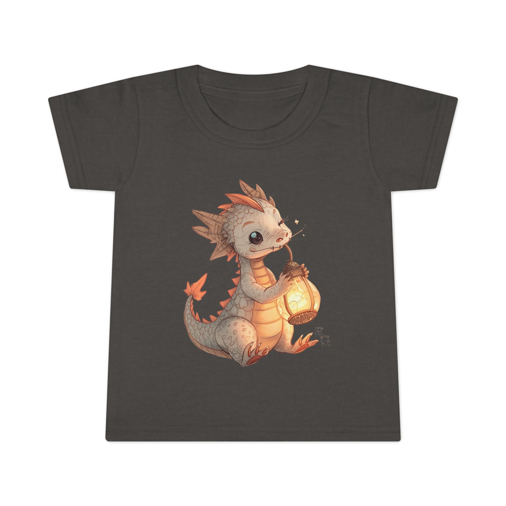 Baby Dragon Lantern Toddler Tee – Cute Fantasy Kids Shirt