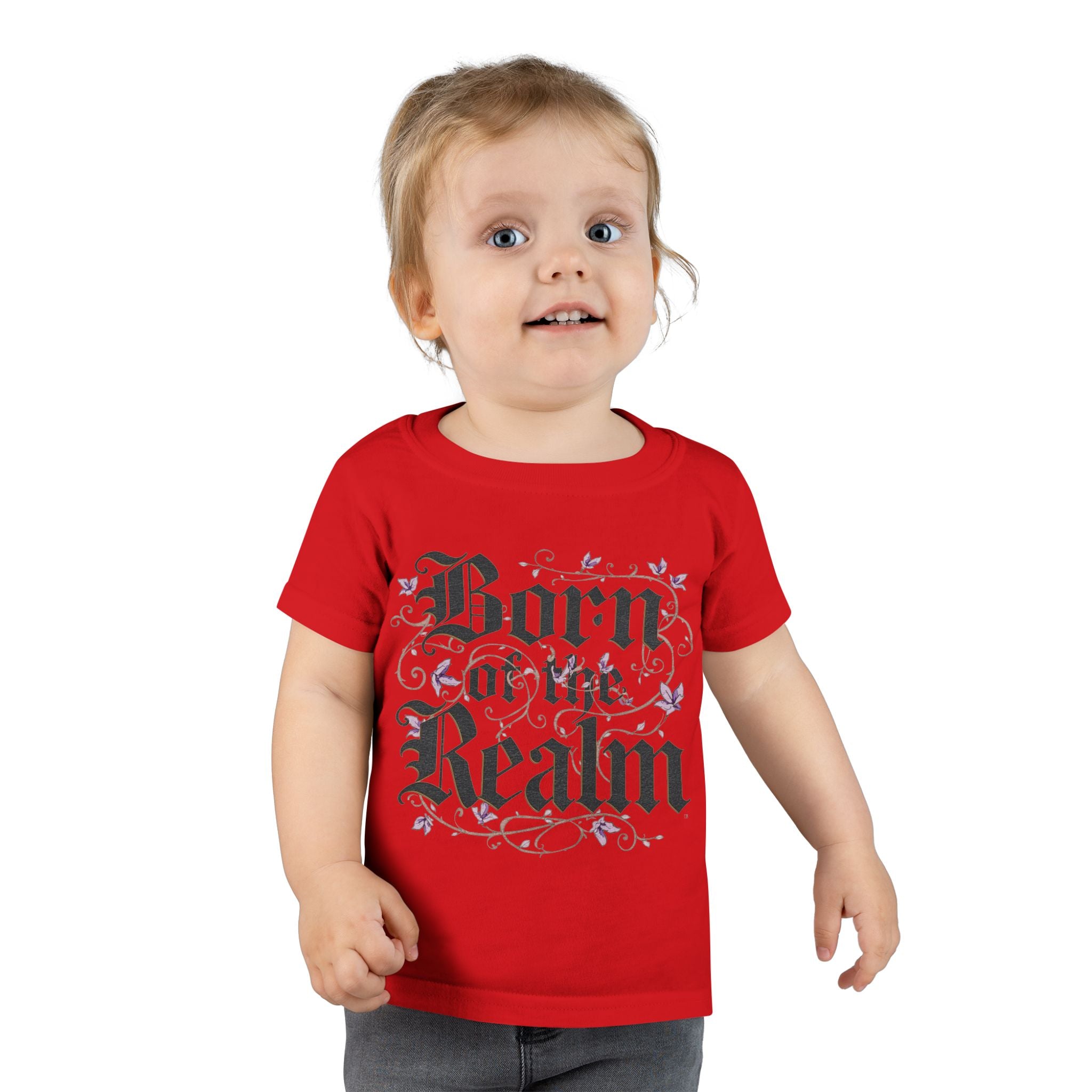 Born of the Realm Toddler Tee – Renaissance Fantasy Baby Shirt