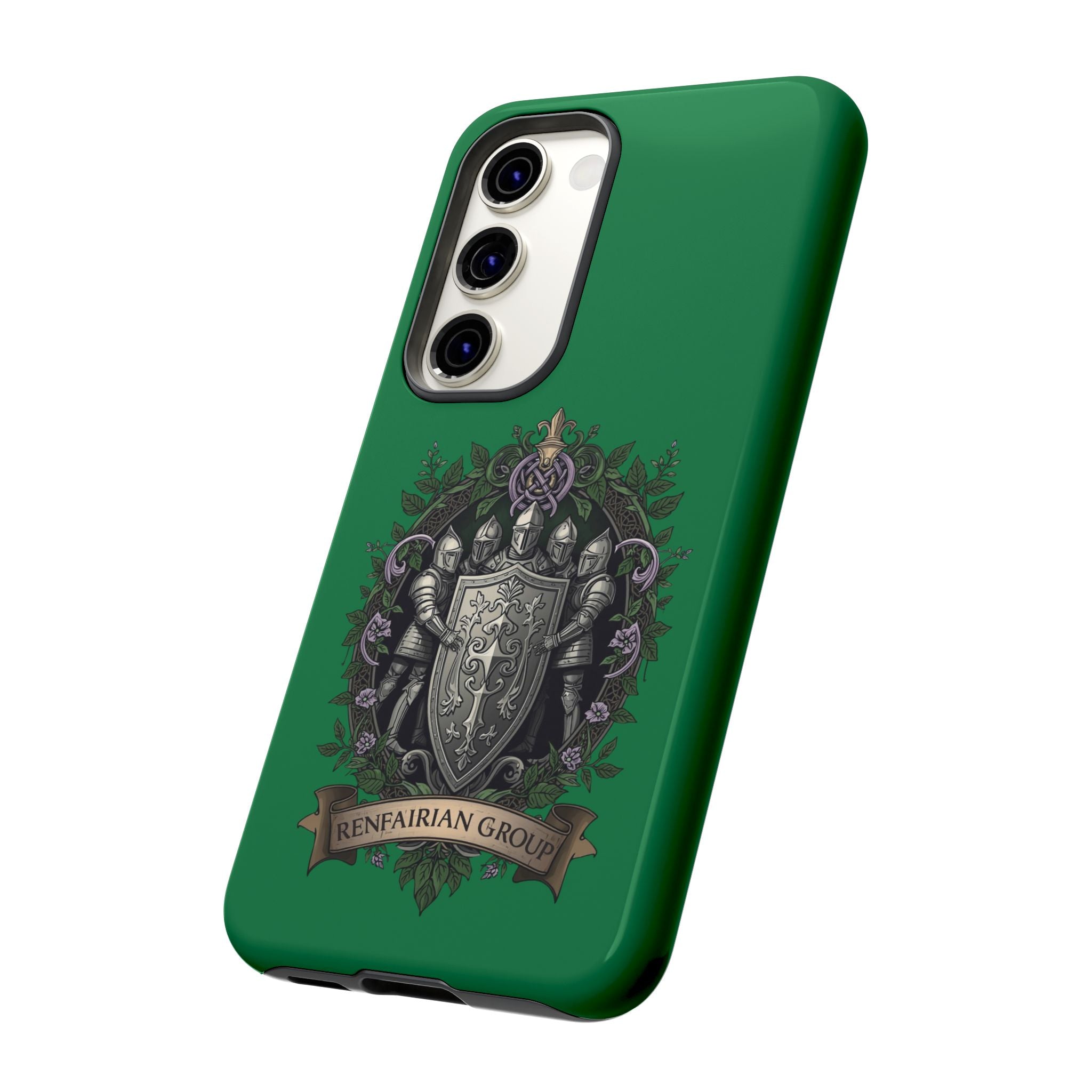 Knight’s Crest Armor Phone Case – Medieval Heraldry Protective Cover