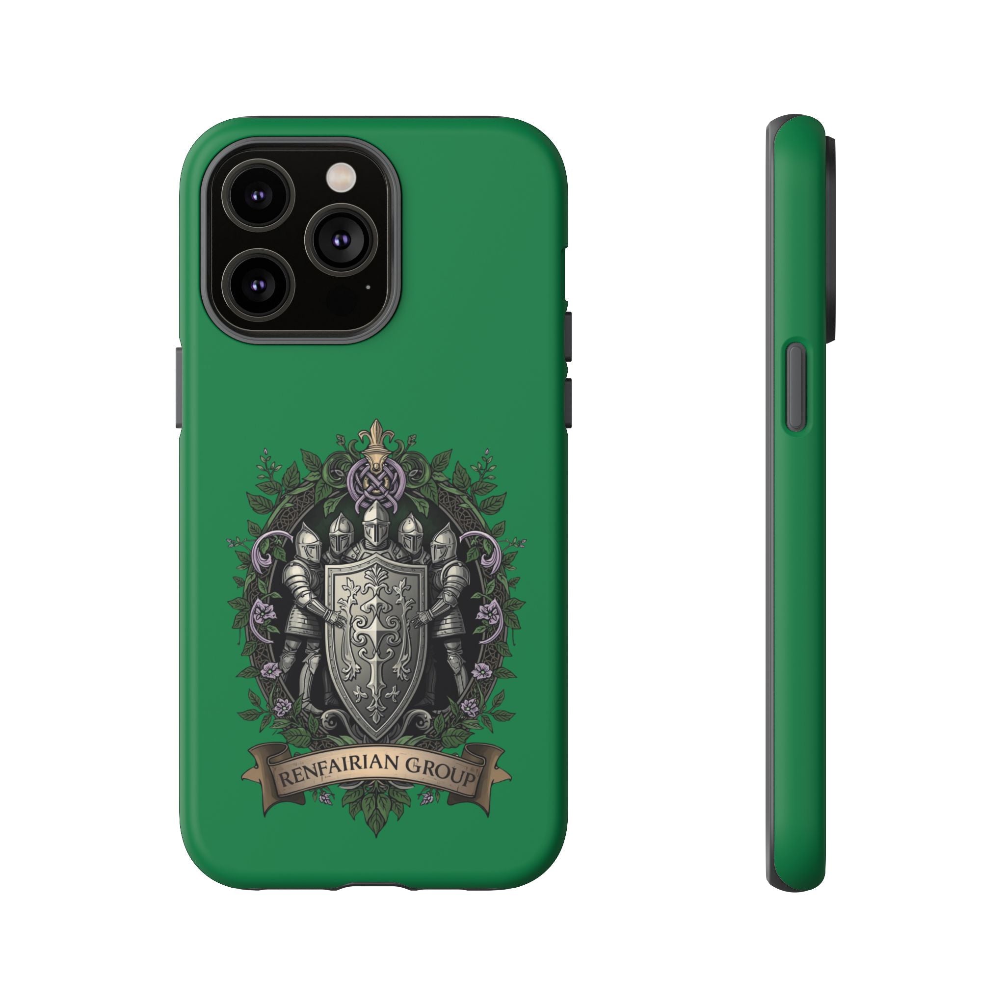 Knight’s Crest Armor Phone Case – Medieval Heraldry Protective Cover