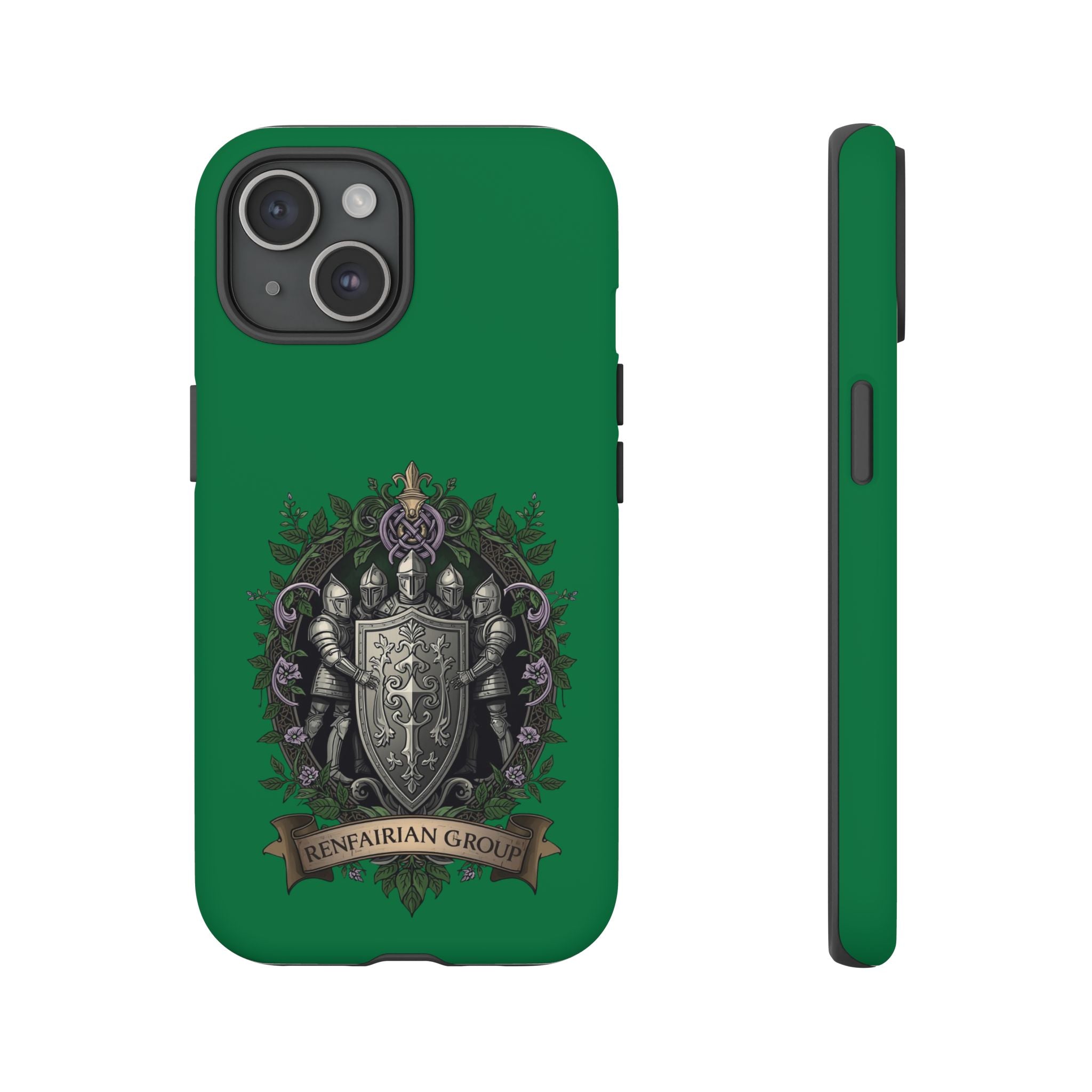 Knight’s Crest Armor Phone Case – Medieval Heraldry Protective Cover