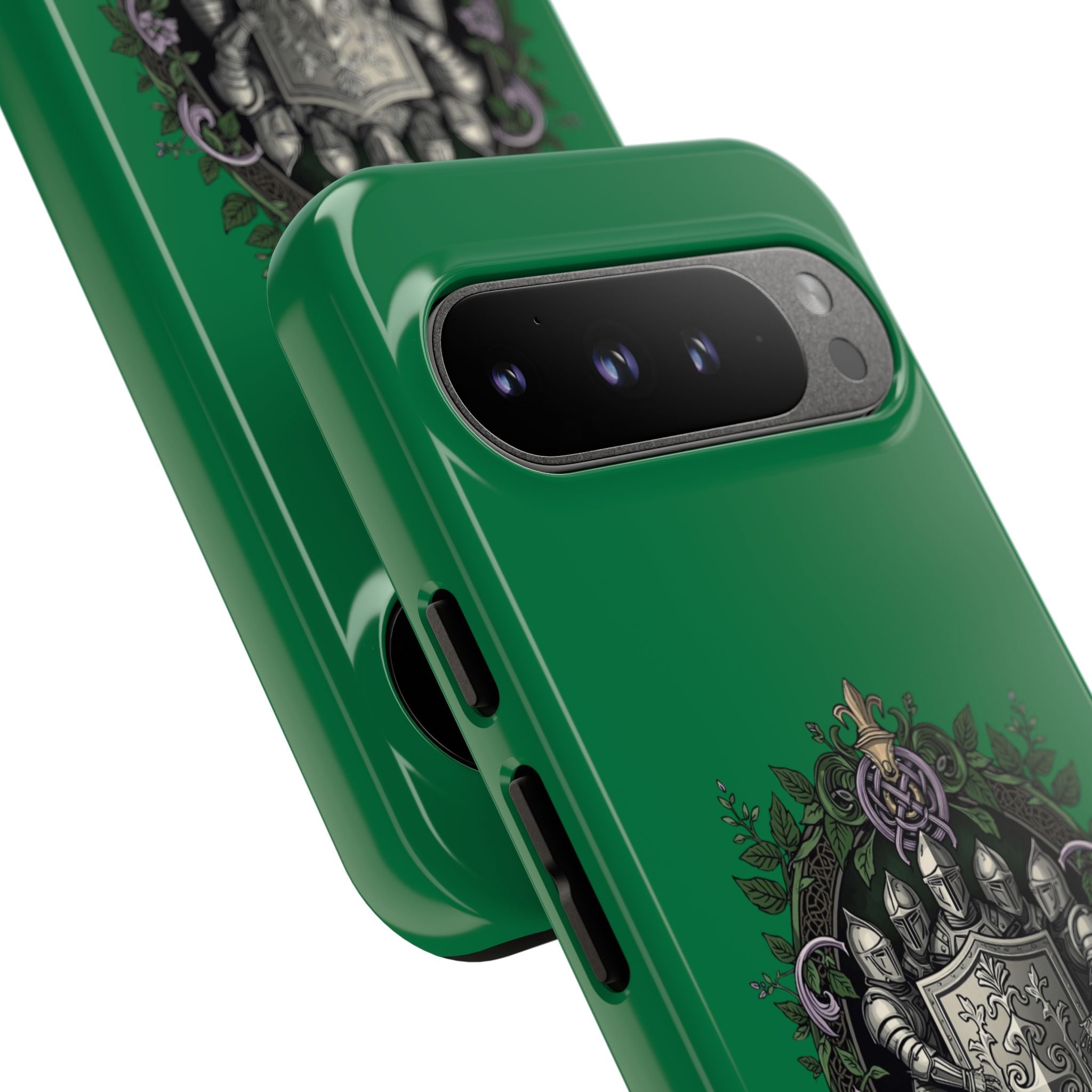 Knight’s Crest Armor Phone Case – Medieval Heraldry Protective Cover