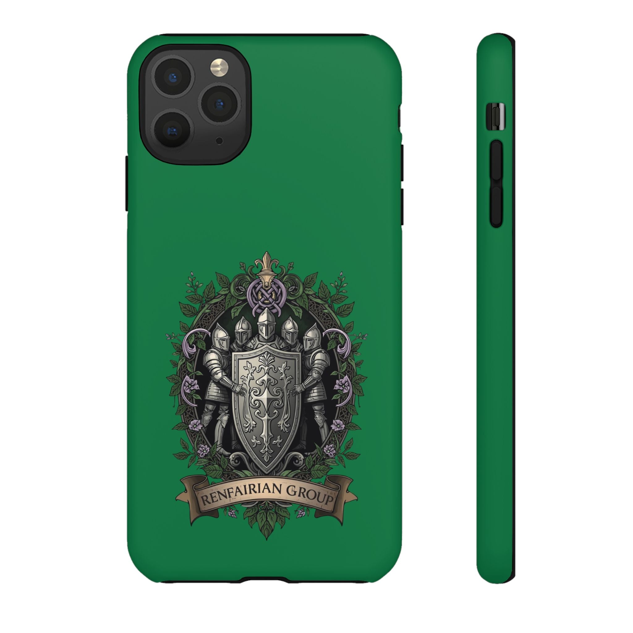Knight’s Crest Armor Phone Case – Medieval Heraldry Protective Cover