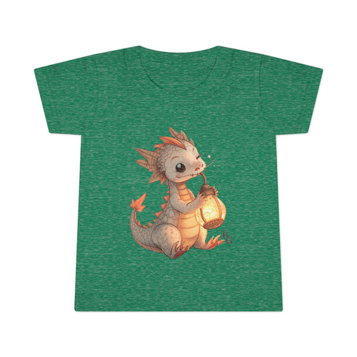 Baby Dragon Lantern Toddler Tee – Cute Fantasy Kids Shirt