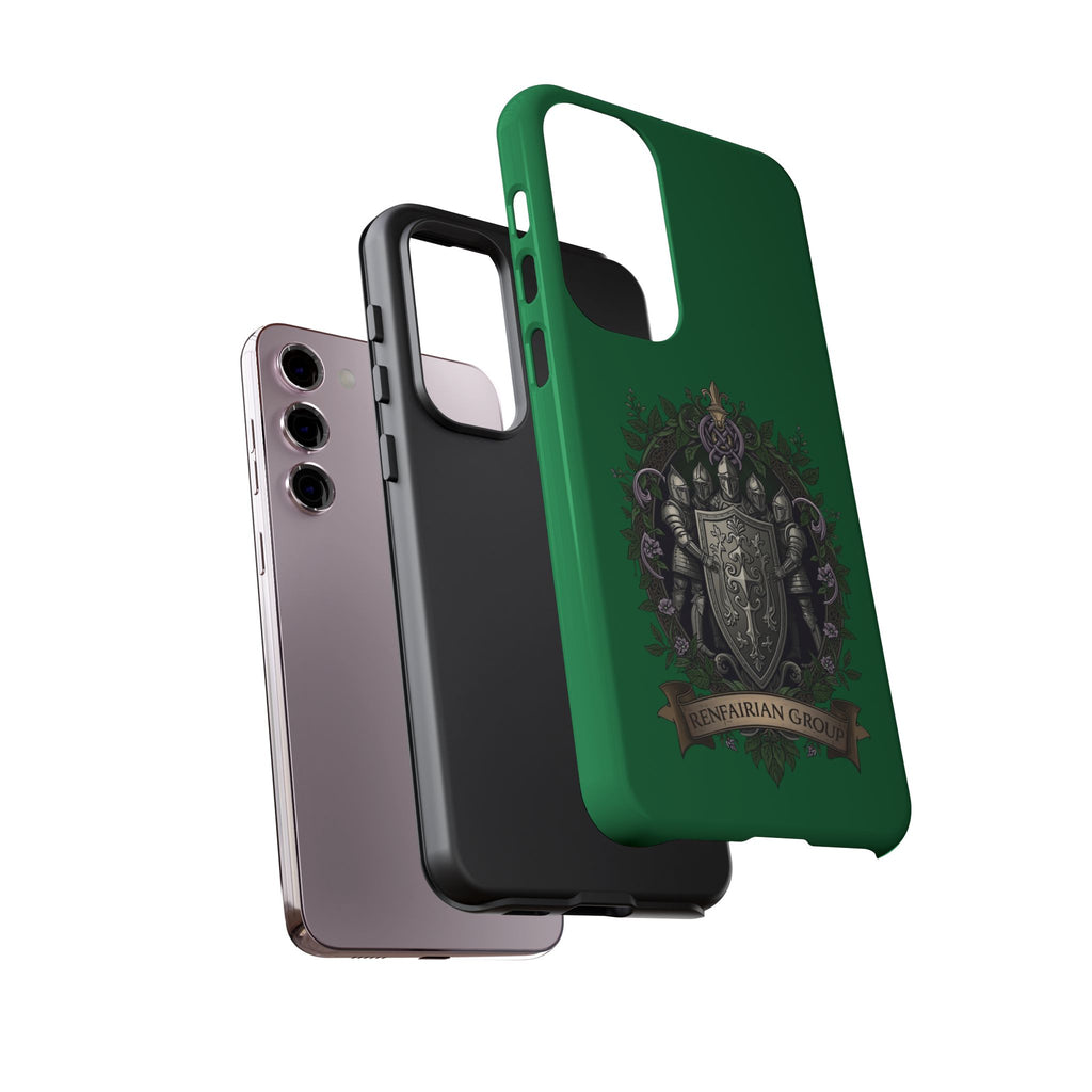 Knight’s Crest Armor Phone Case – Medieval Heraldry Protective Cover