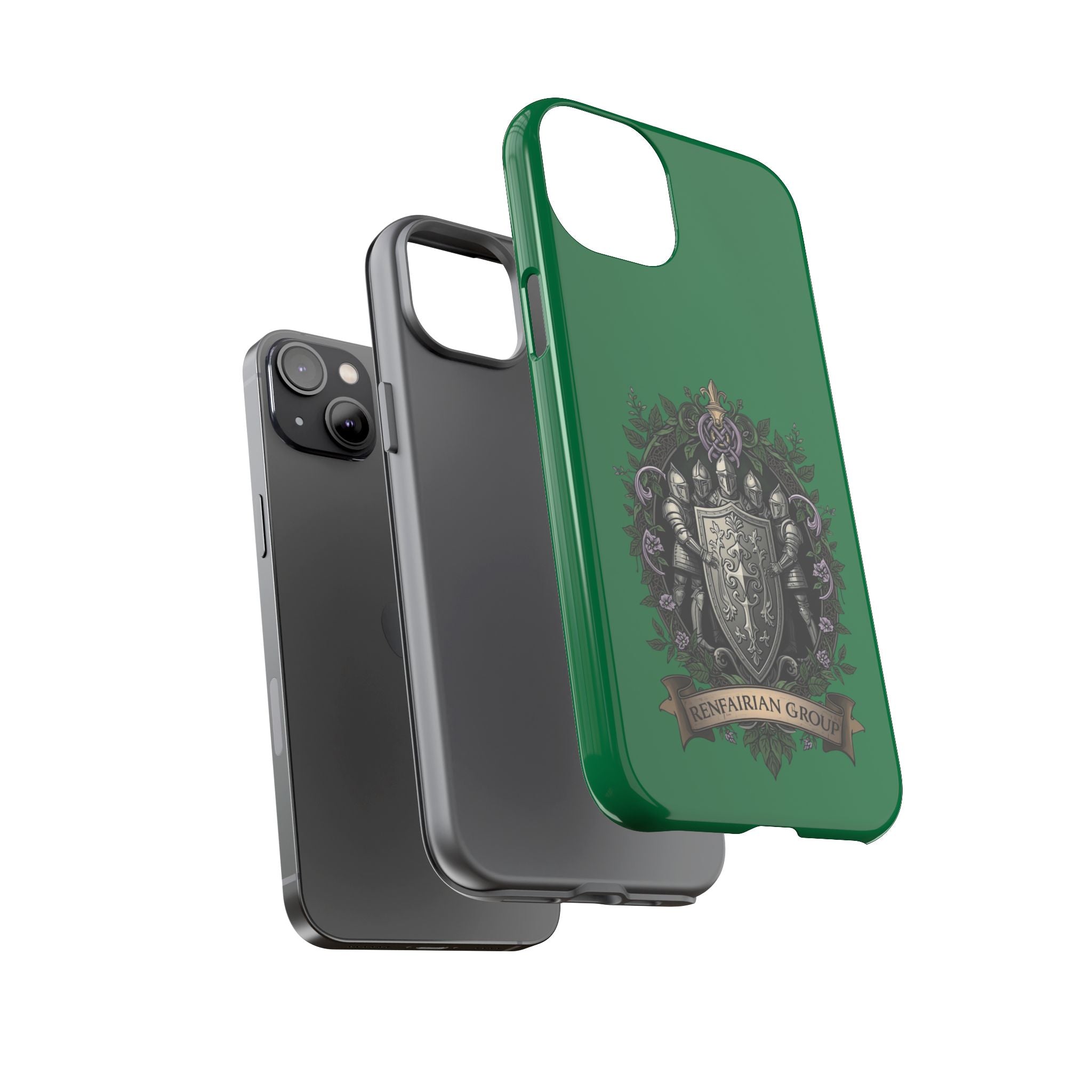 Knight’s Crest Armor Phone Case – Medieval Heraldry Protective Cover