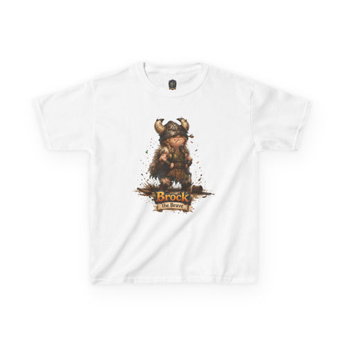 Brock the Brave Kids Shirt | Viking Monster Graphic Tee