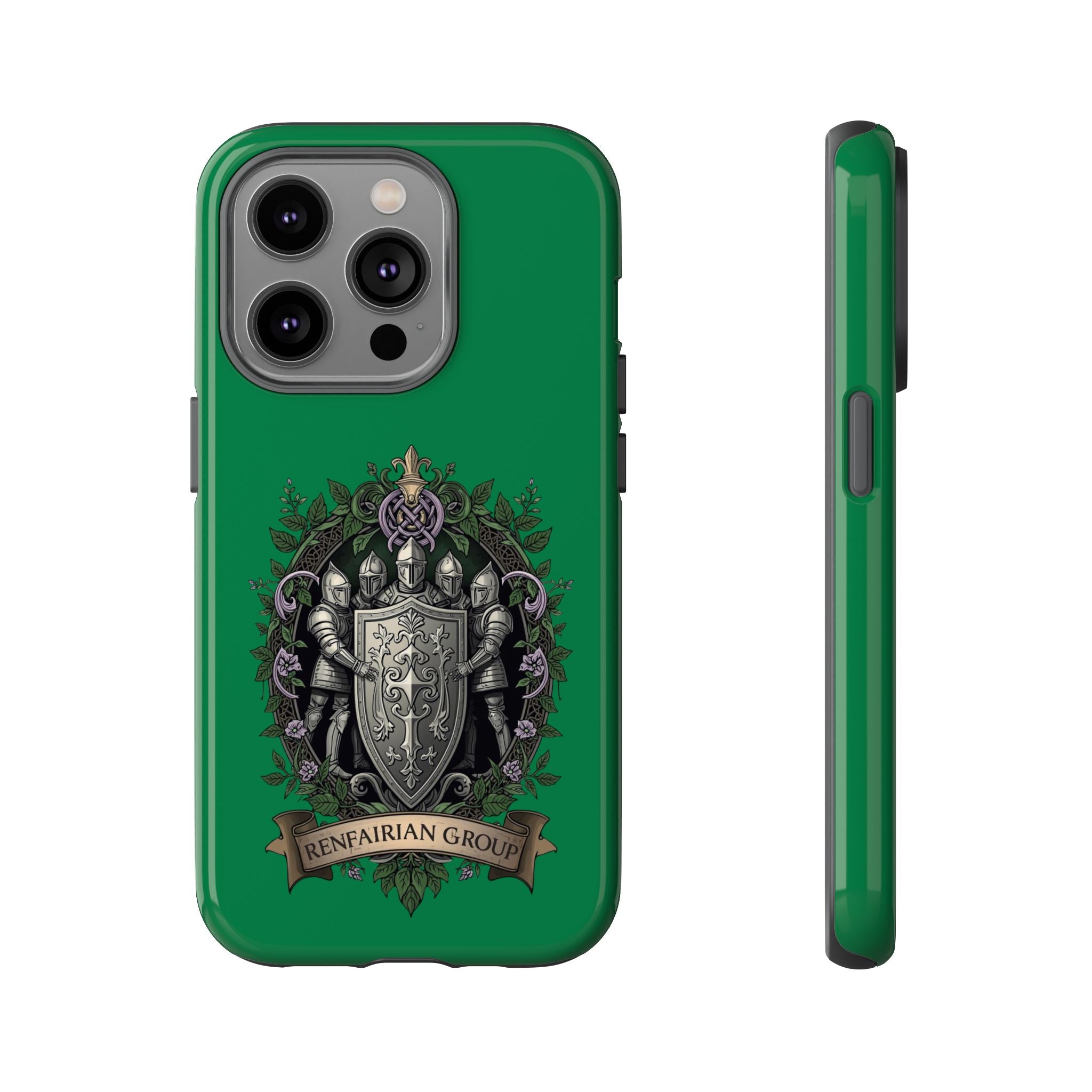 Knight’s Crest Armor Phone Case – Medieval Heraldry Protective Cover