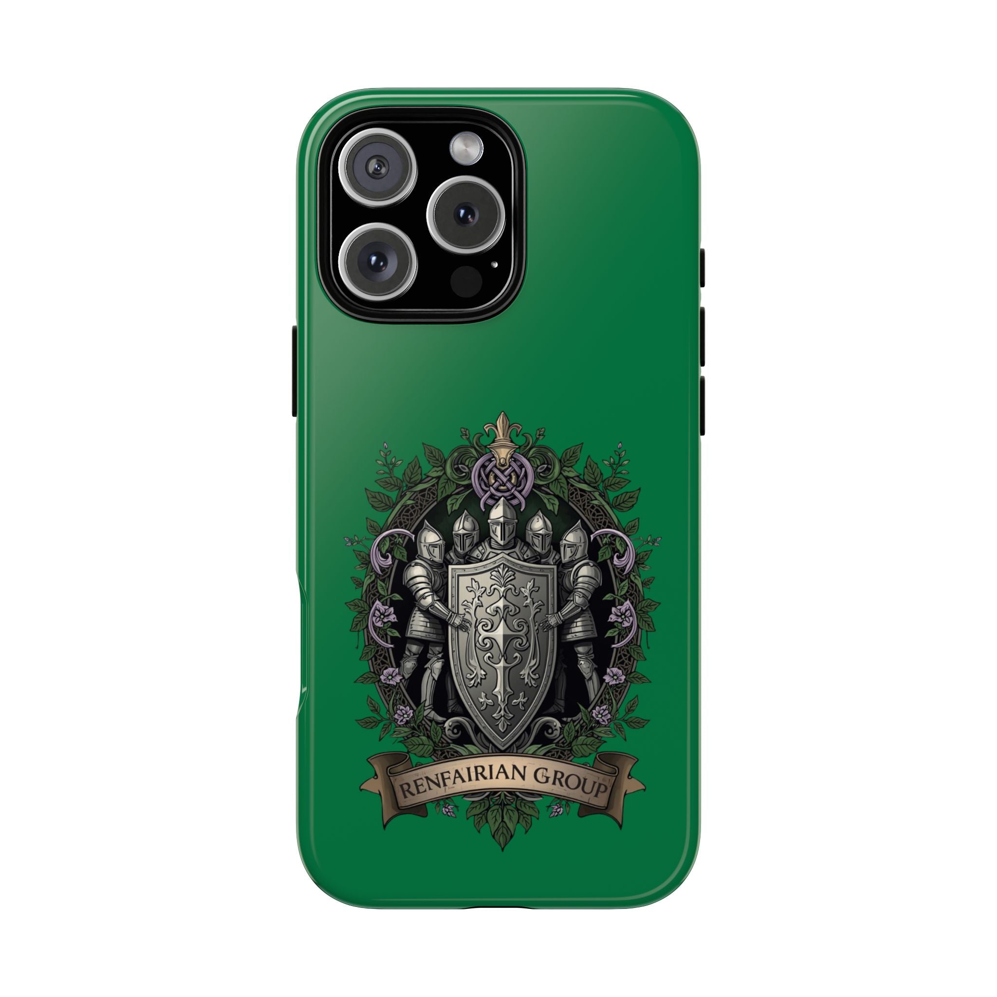 Knight’s Crest Armor Phone Case – Medieval Heraldry Protective Cover