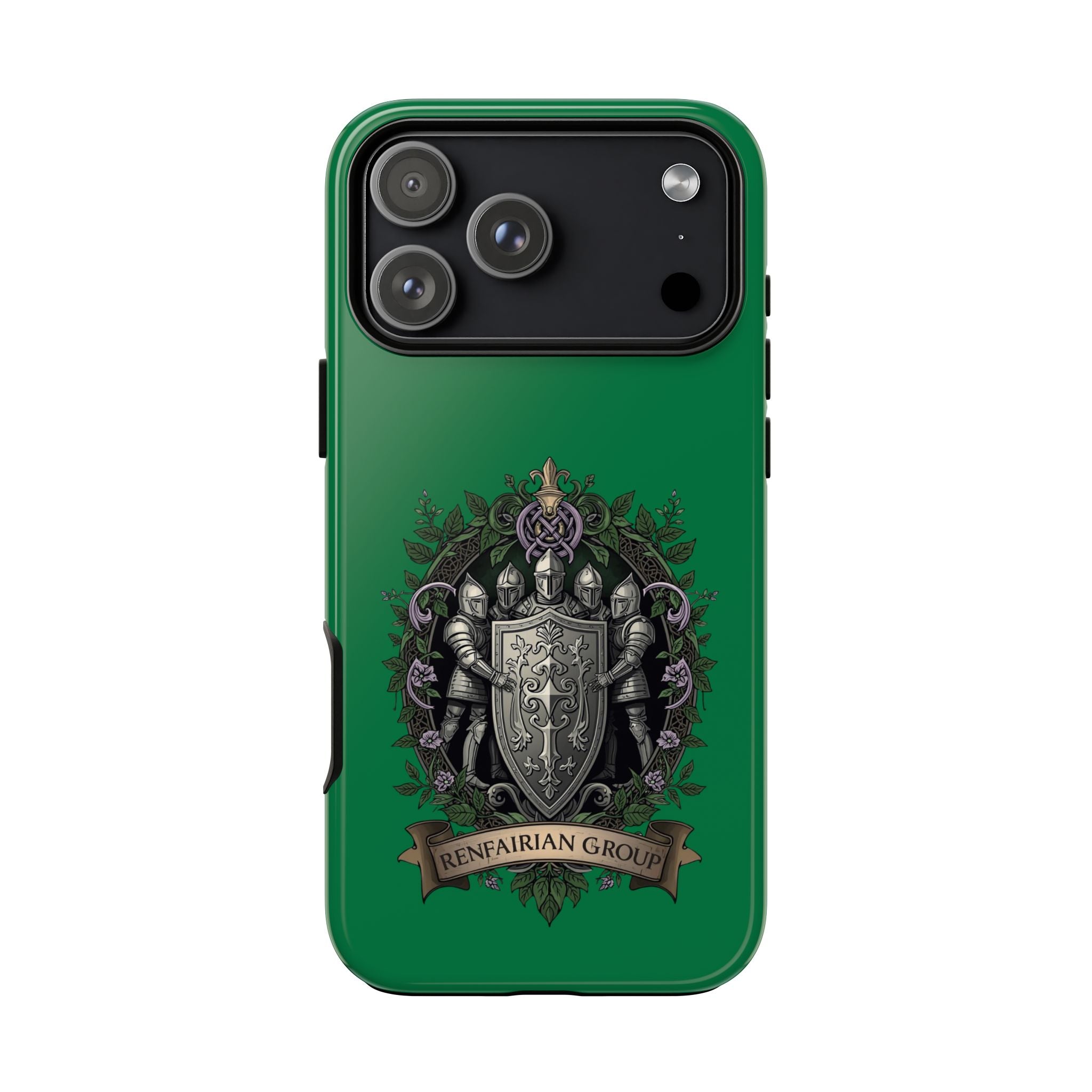Knight’s Crest Armor Phone Case – Medieval Heraldry Protective Cover
