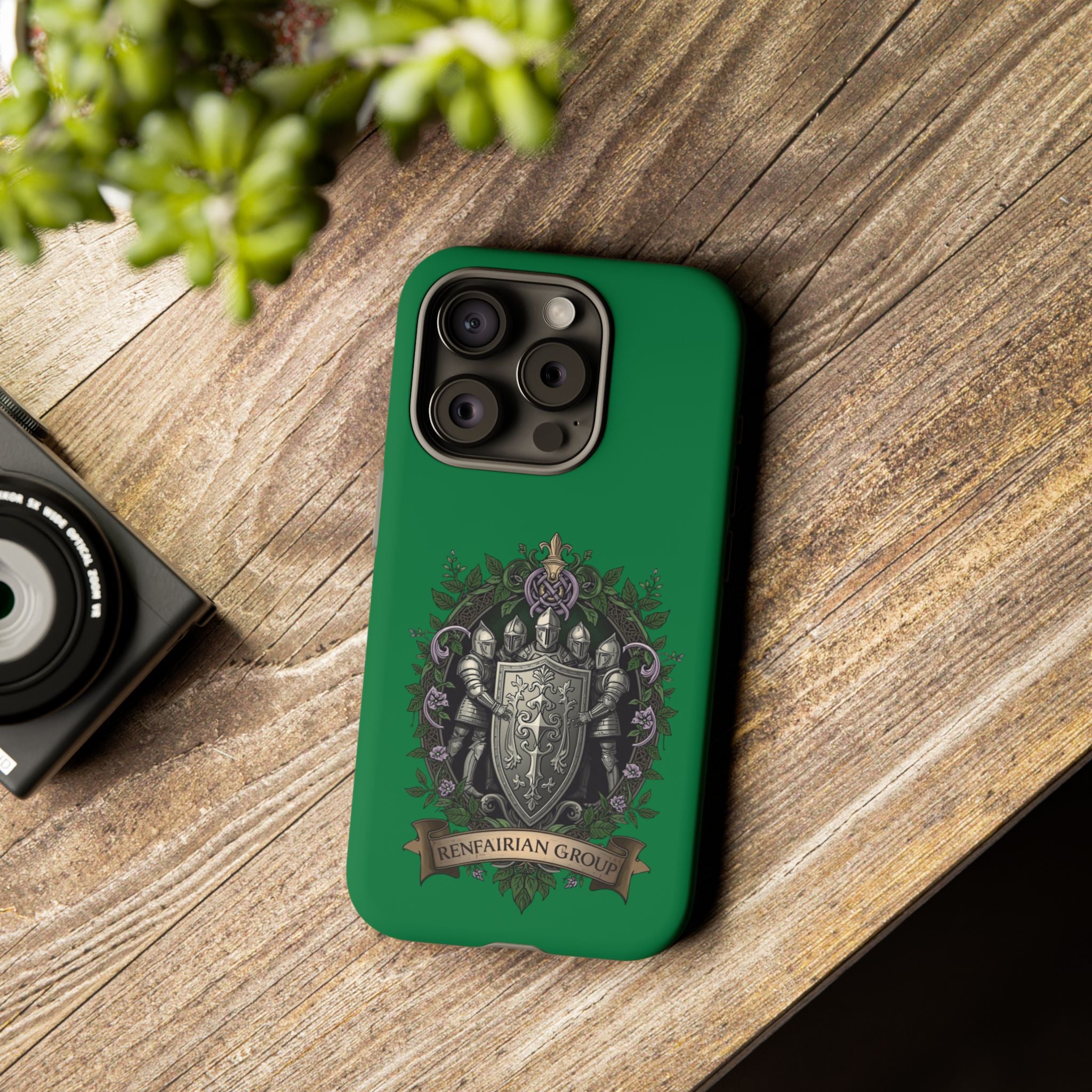Knight’s Crest Armor Phone Case – Medieval Heraldry Protective Cover