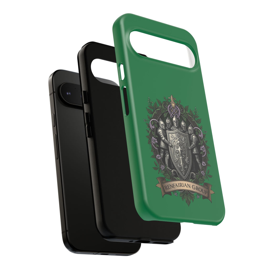 Knight’s Crest Armor Phone Case – Medieval Heraldry Protective Cover