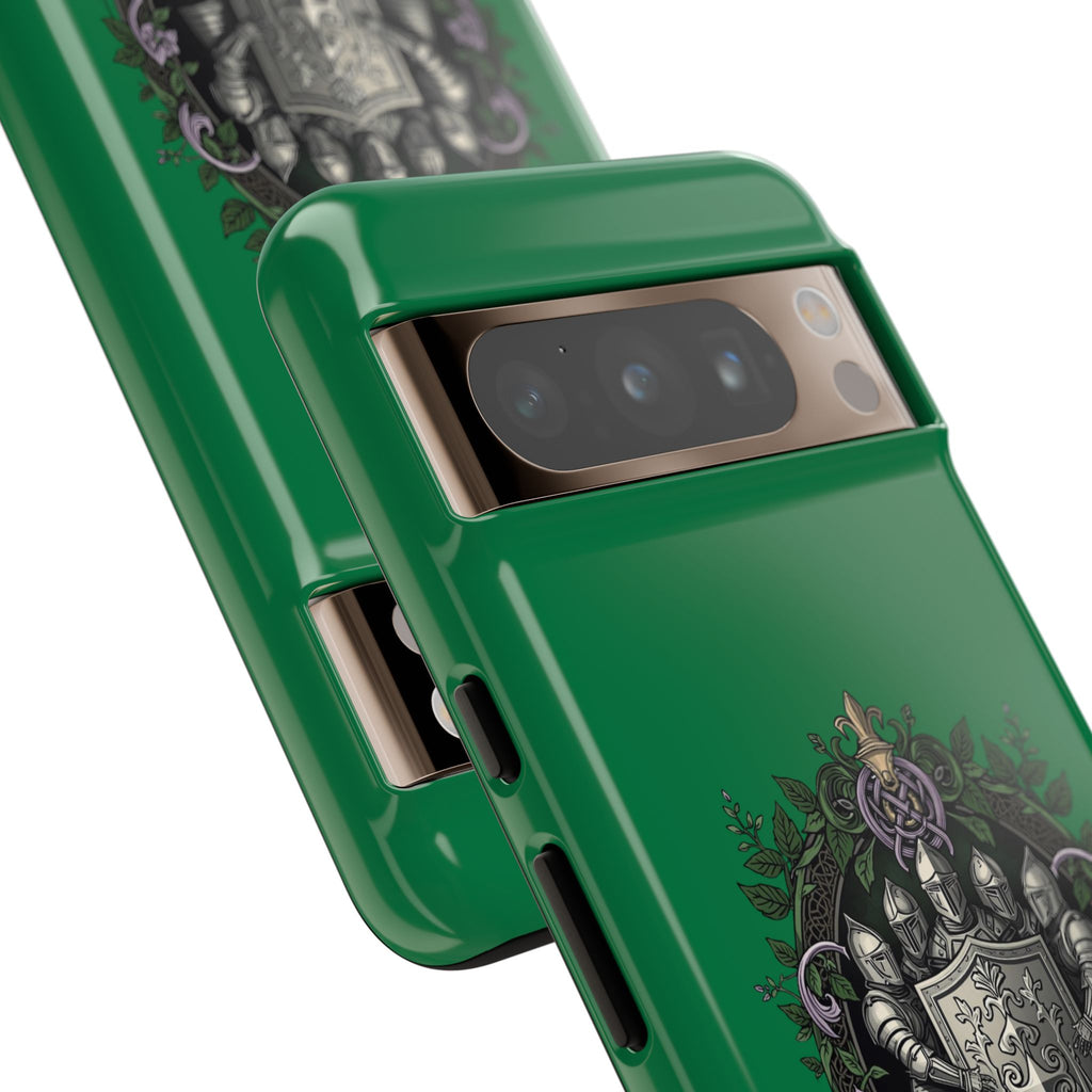 Knight’s Crest Armor Phone Case – Medieval Heraldry Protective Cover