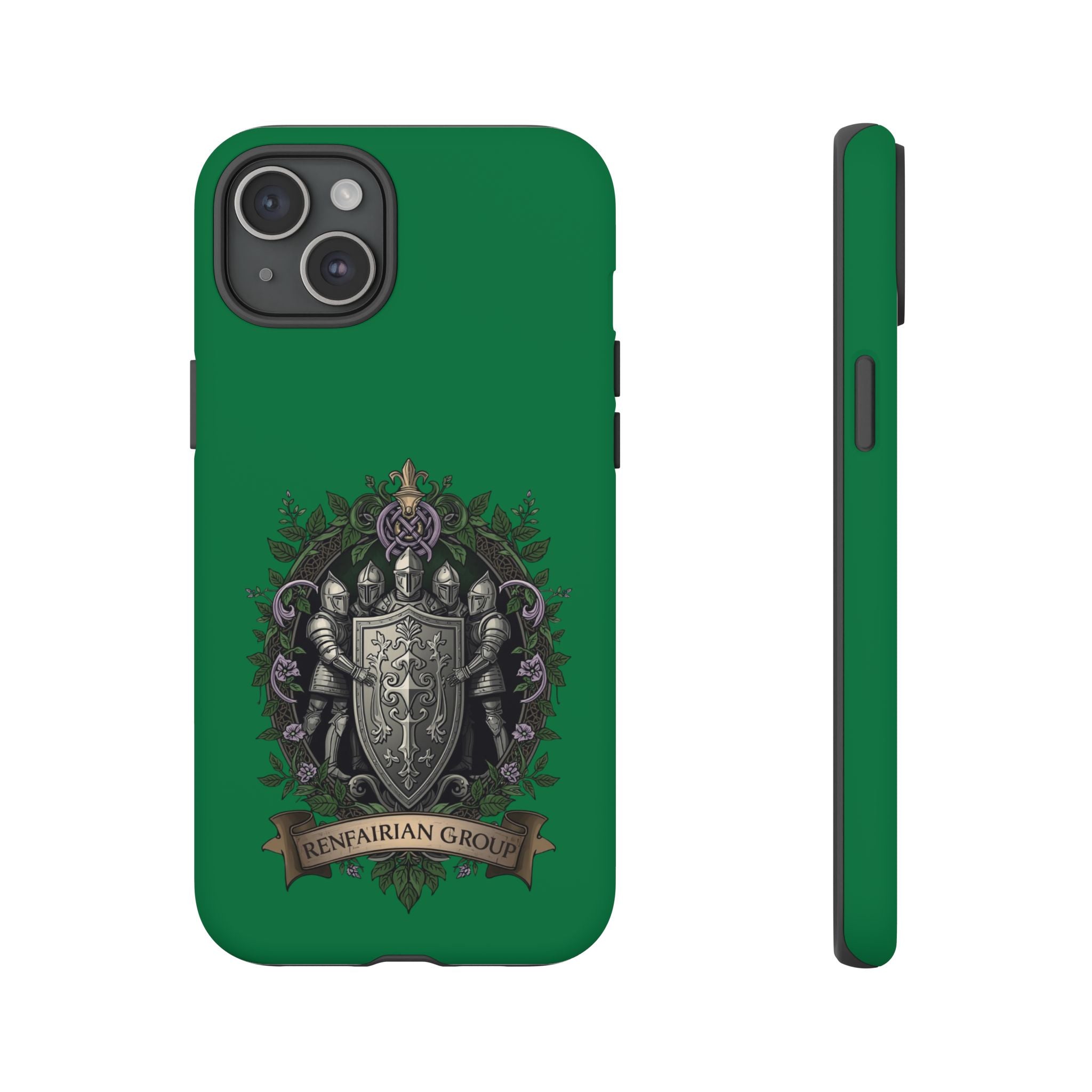 Knight’s Crest Armor Phone Case – Medieval Heraldry Protective Cover