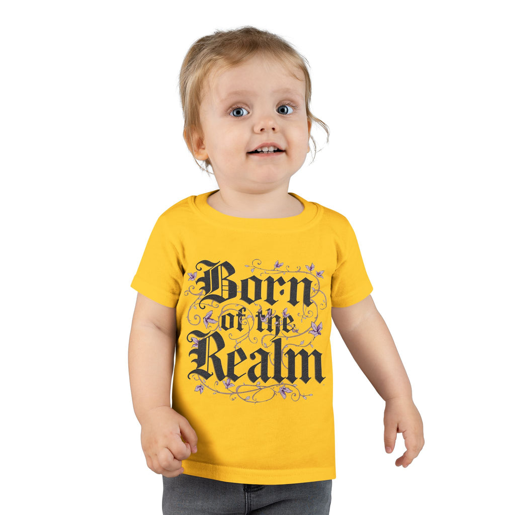 Born of the Realm Toddler Tee – Renaissance Fantasy Baby Shirt