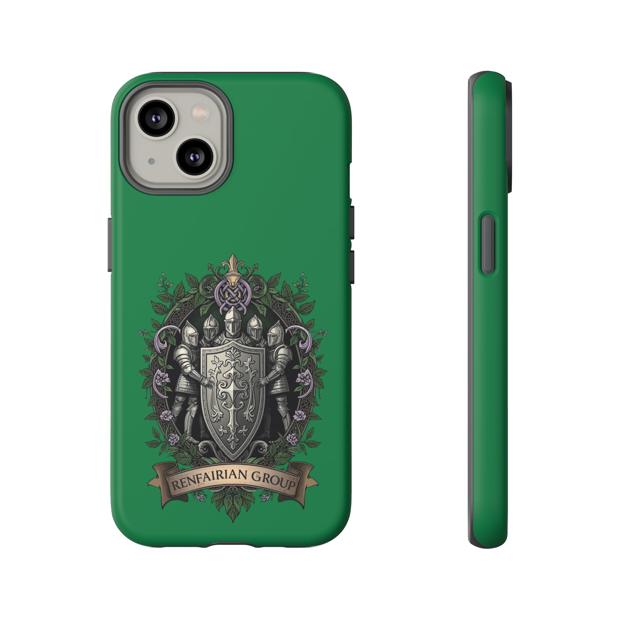 Knight’s Crest Armor Phone Case – Medieval Heraldry Protective Cover