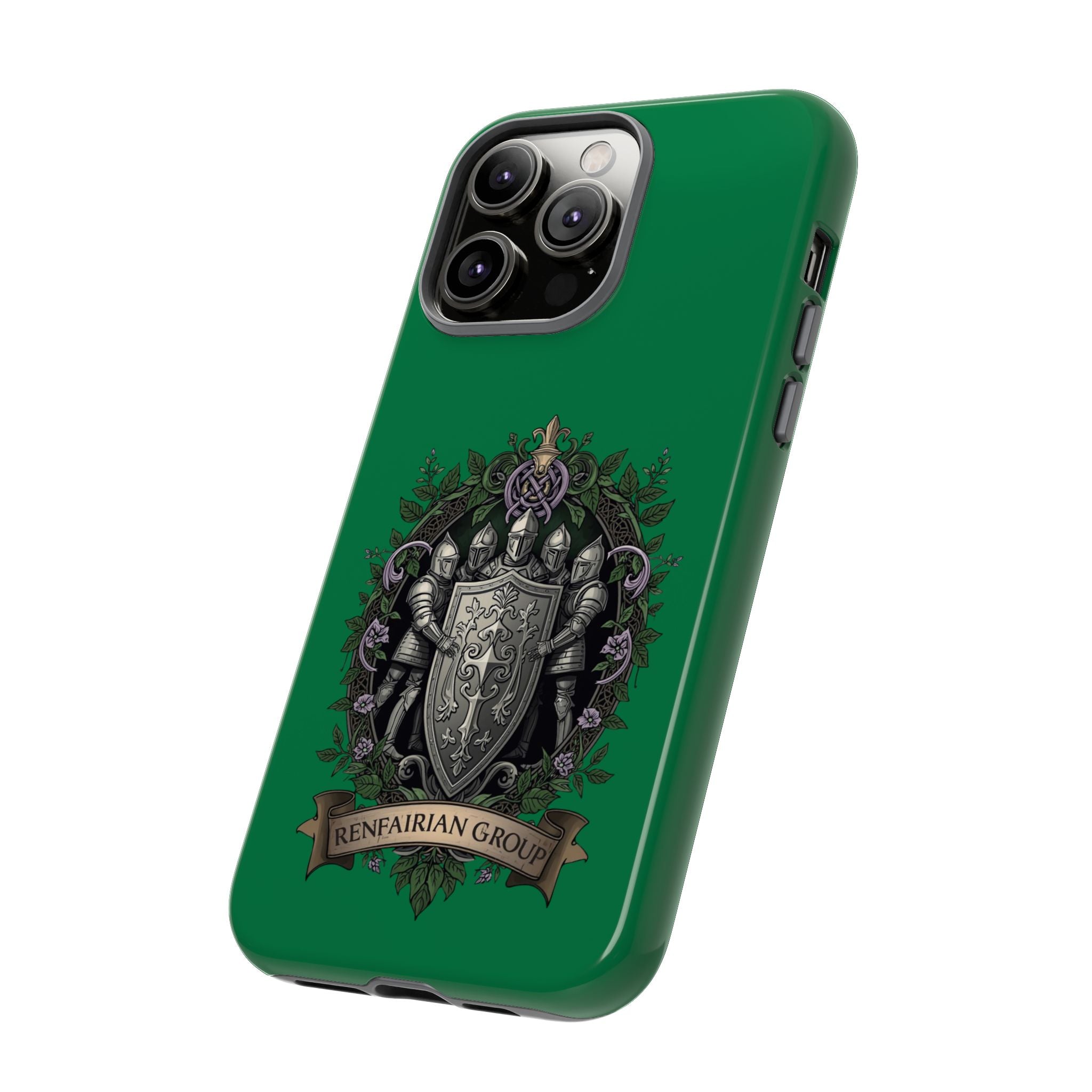 Knight’s Crest Armor Phone Case – Medieval Heraldry Protective Cover