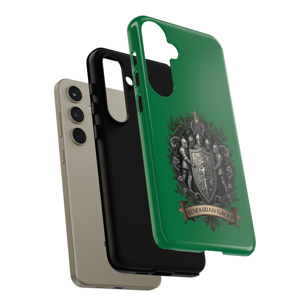 Knight’s Crest Armor Phone Case – Medieval Heraldry Protective Cover
