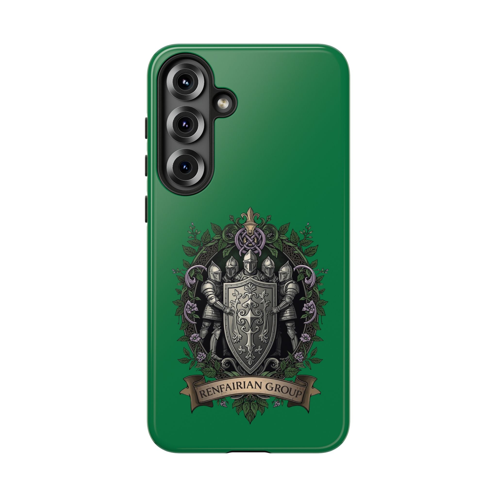 Knight’s Crest Armor Phone Case – Medieval Heraldry Protective Cover