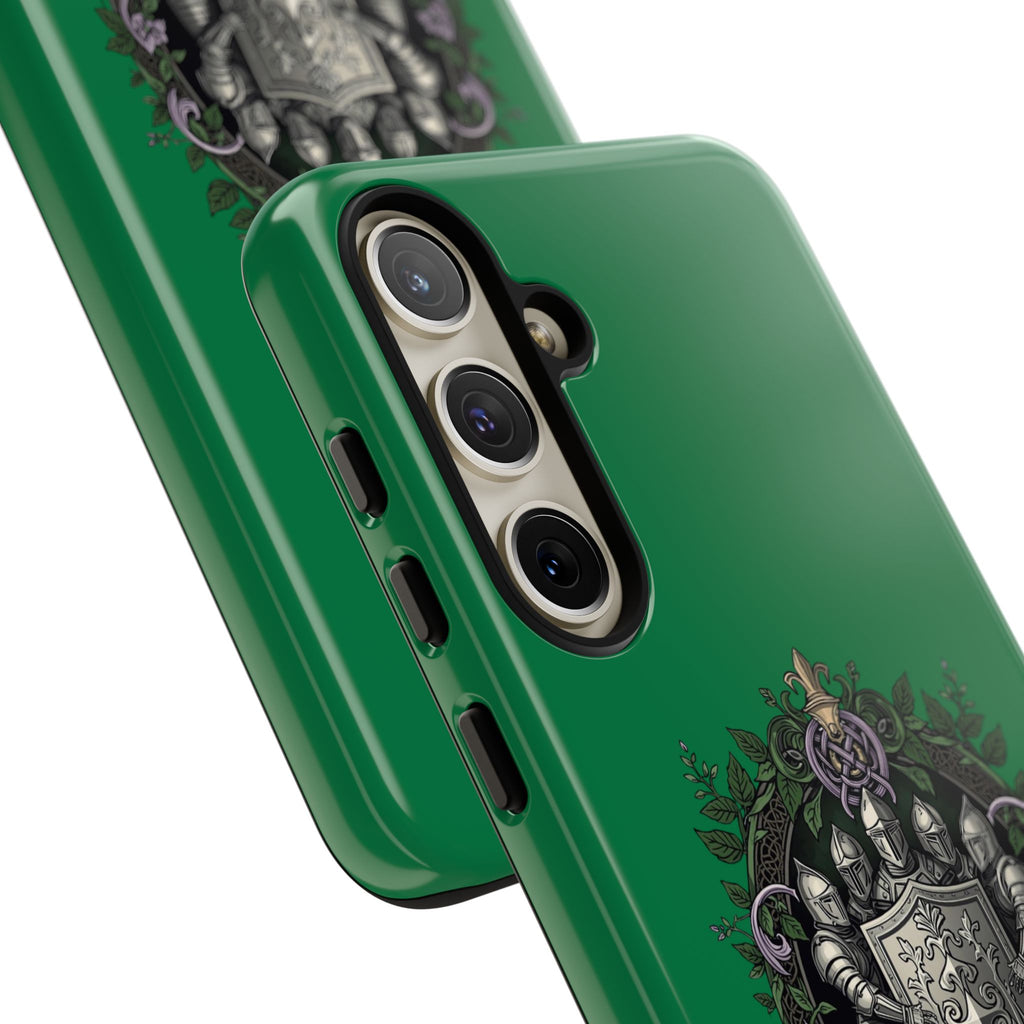 Knight’s Crest Armor Phone Case – Medieval Heraldry Protective Cover