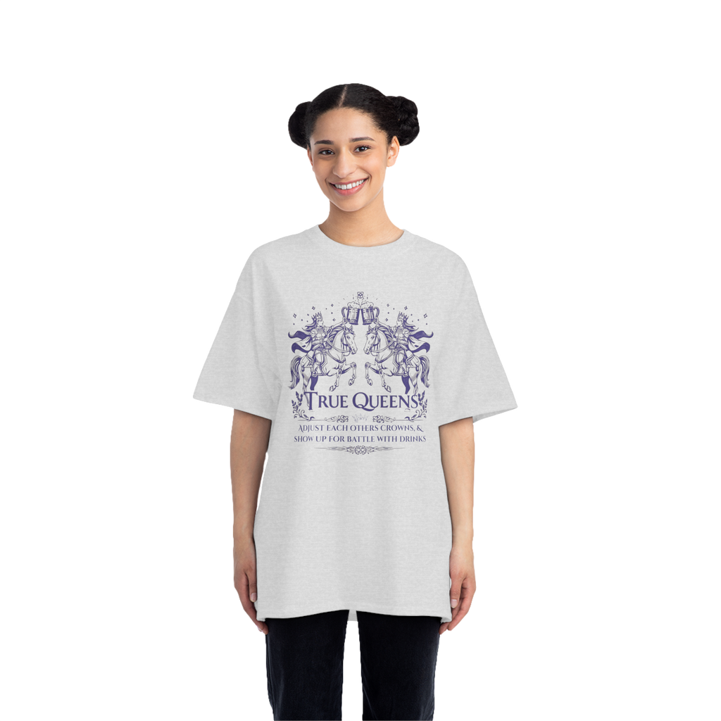True Queens Cropped Boxy Tee – Vintage Renaissance Women’s Shirt